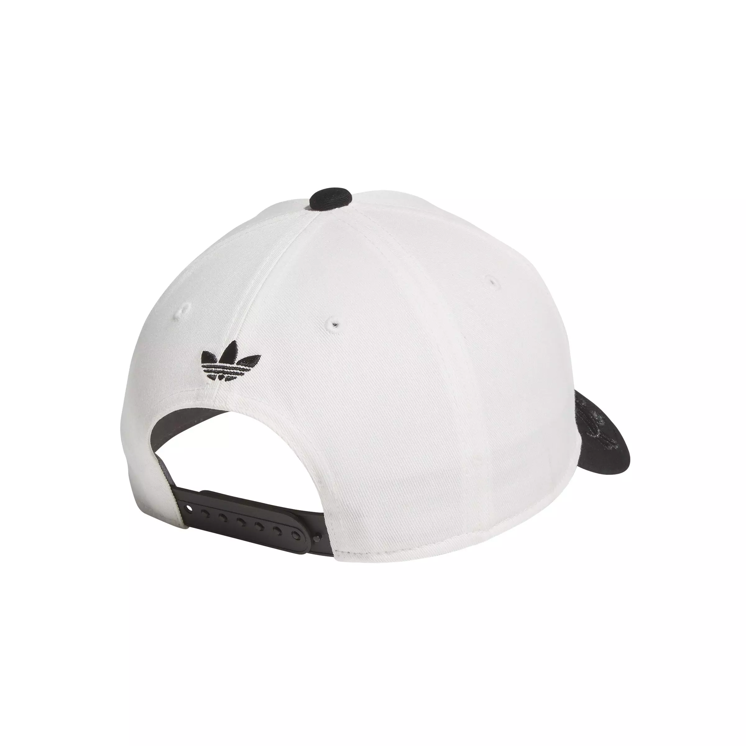 adidas Men's Ace Trefoil Snapback Hat - Black - BLACK