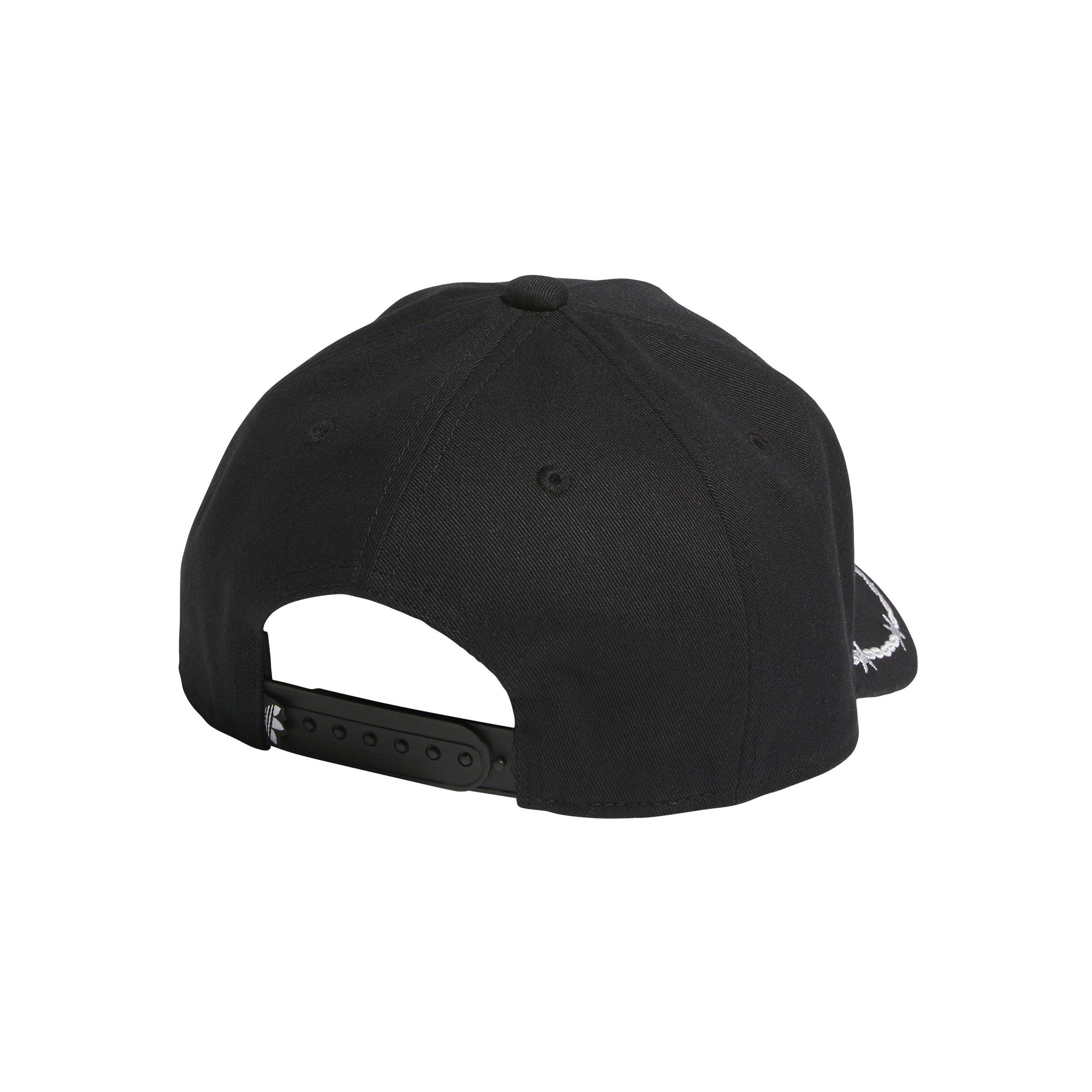 adidas Unisex High Crown Goth Black Snapback Hat