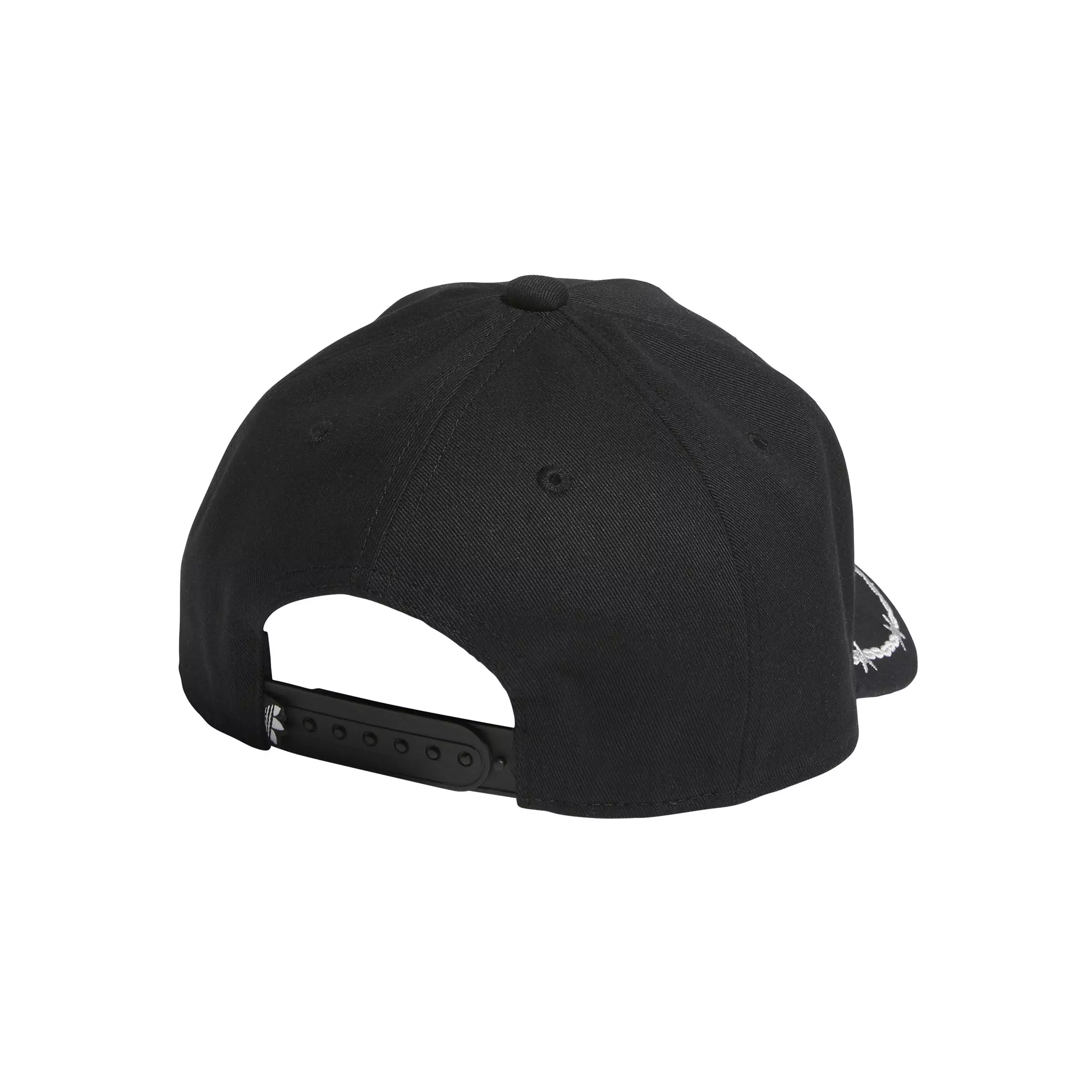 adidas Unisex High Crown Goth Snapback Hat - Black - BLACK