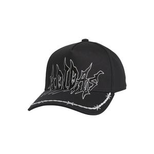 adidas Unisex High Crown Goth Snapback Hat - Black