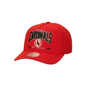 Mitchell & Ness St. Louis Cardinals Front Pitch Snapback Hat - Red