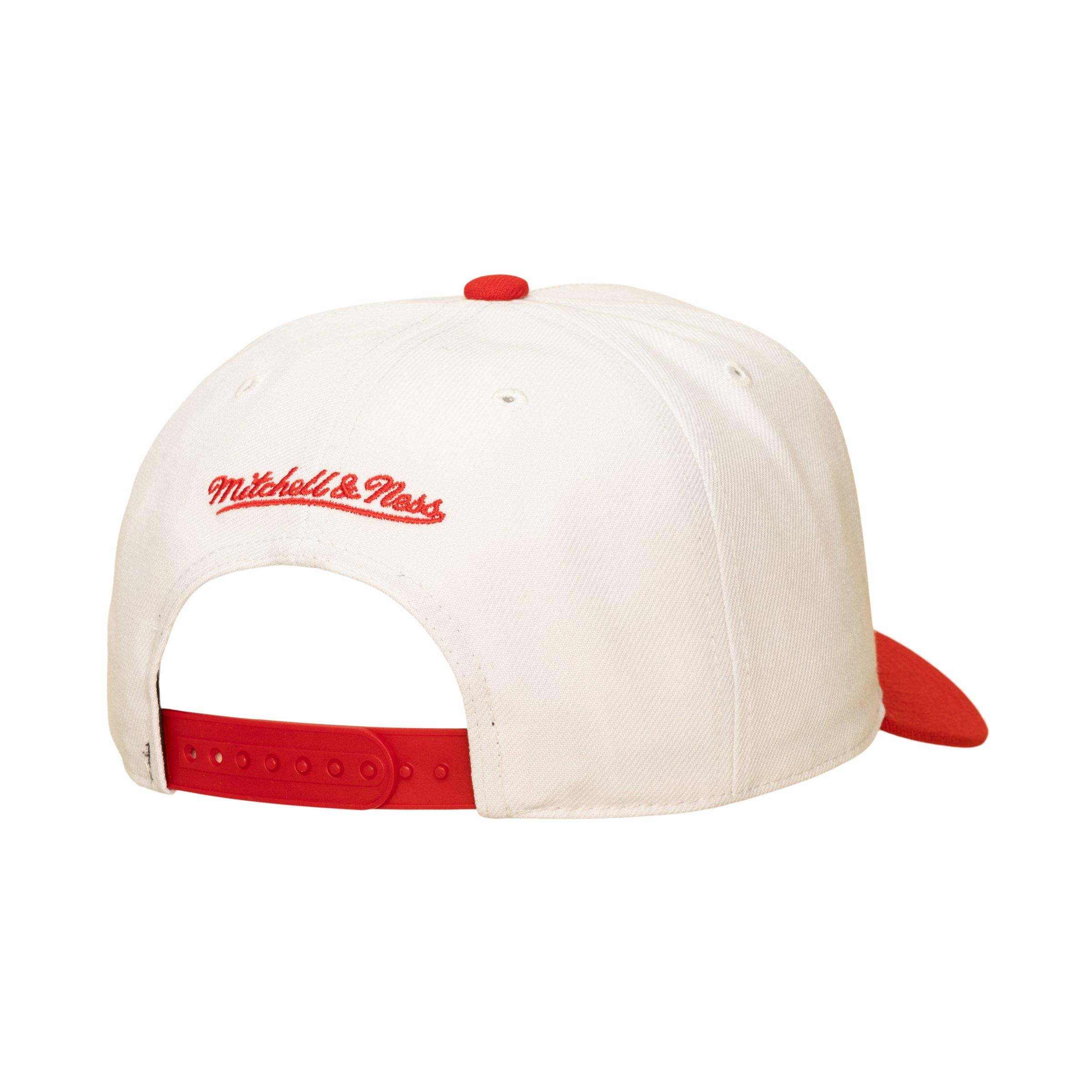 Mitchell &amp; Ness Atlanta Braves Bill Smack White/Red Snapback Hat