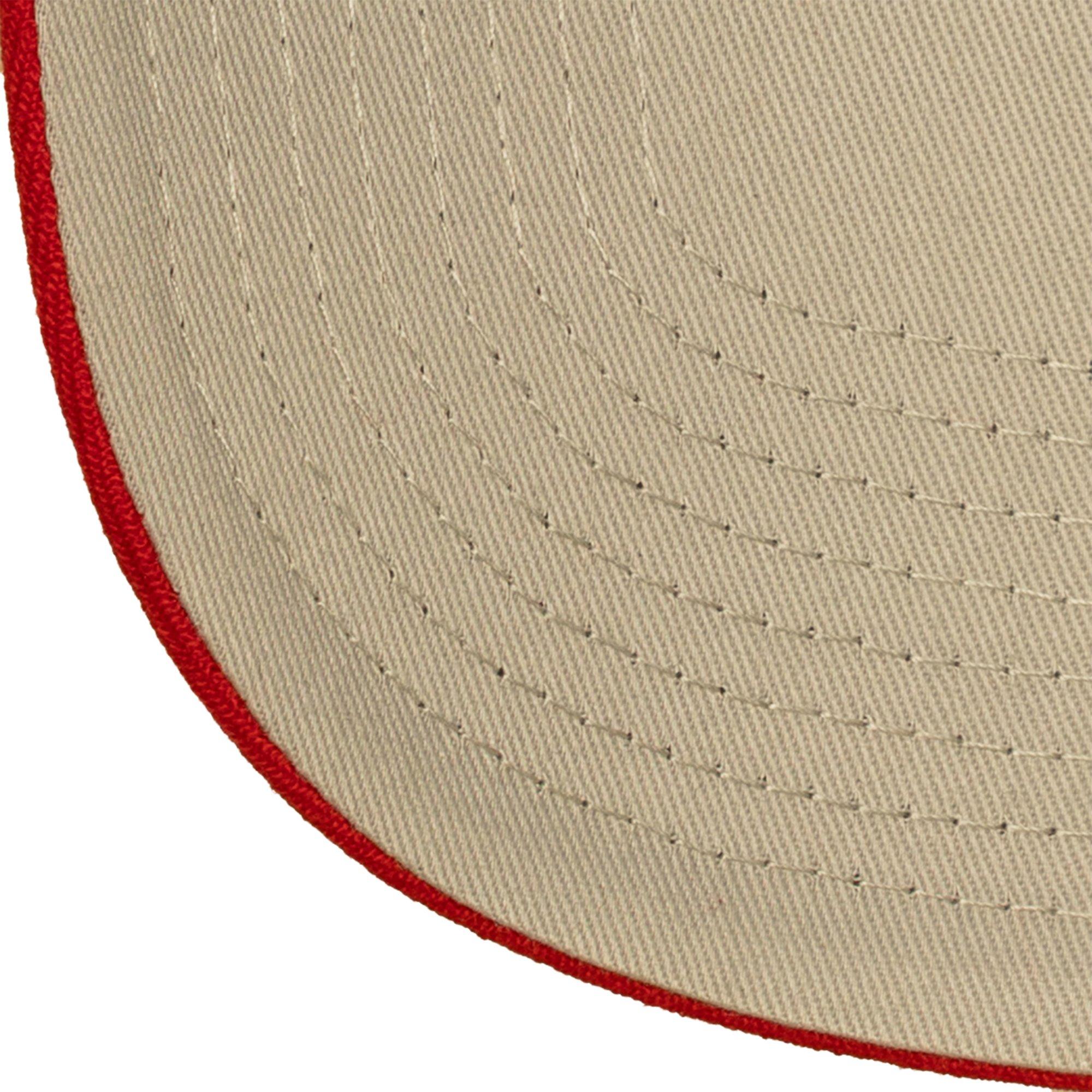 Mitchell & Ness Atlanta Braves Bill Smack Snapback Hat - White/Red - WHITE/RED Thumbnail View 4
