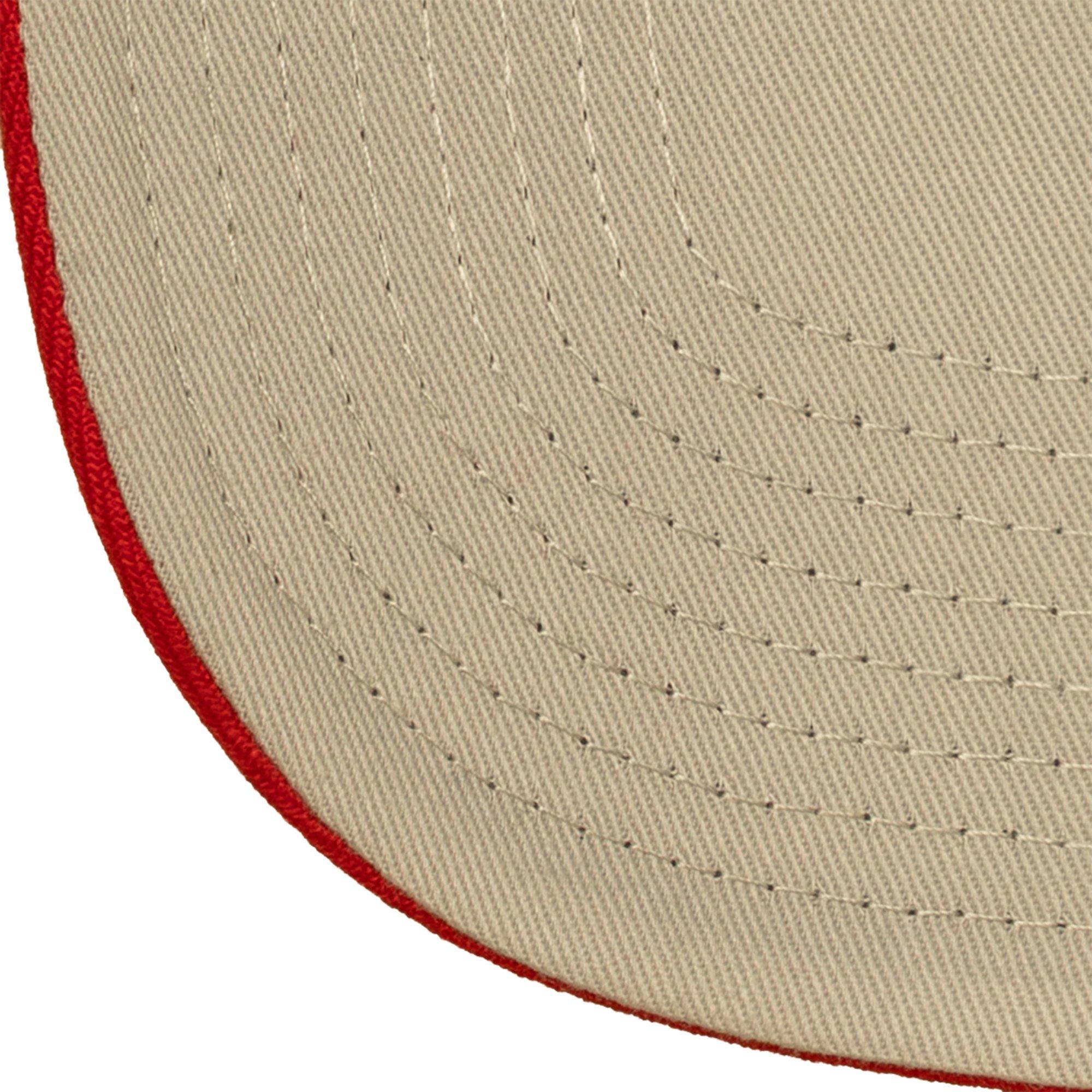 Mitchell & Ness Cincinnati Reds Bill Smack Snapback Hat  -  White/Red - WHITE/RED Thumbnail View 4