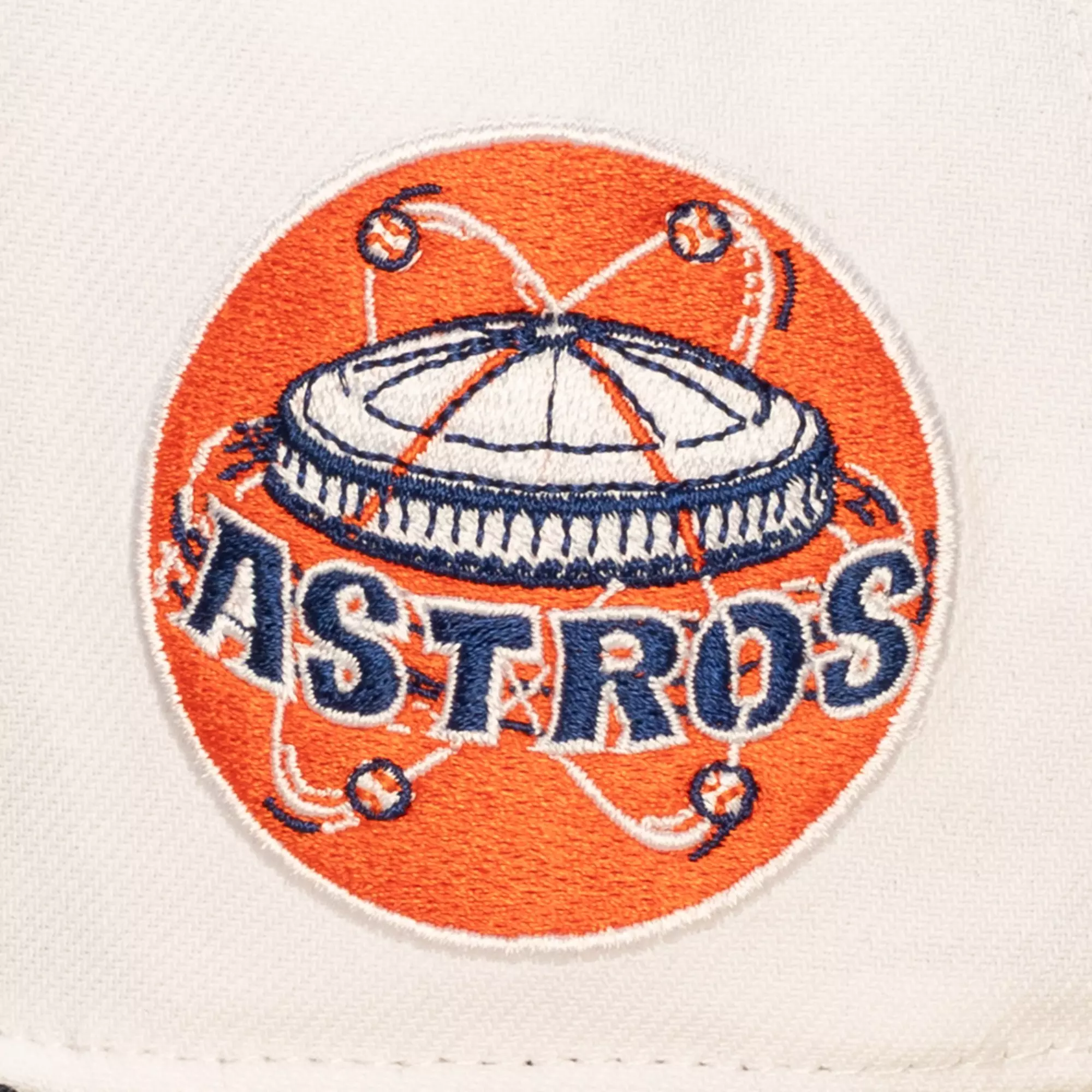 Mitchell & Ness Houston Astros Bill Smack Snapback Hat  -  White/Blue - WHITE/BLUE