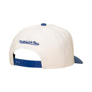 Mitchell &amp; Ness Texas Rangers Bill Smack Snapback Hat - White/Royal