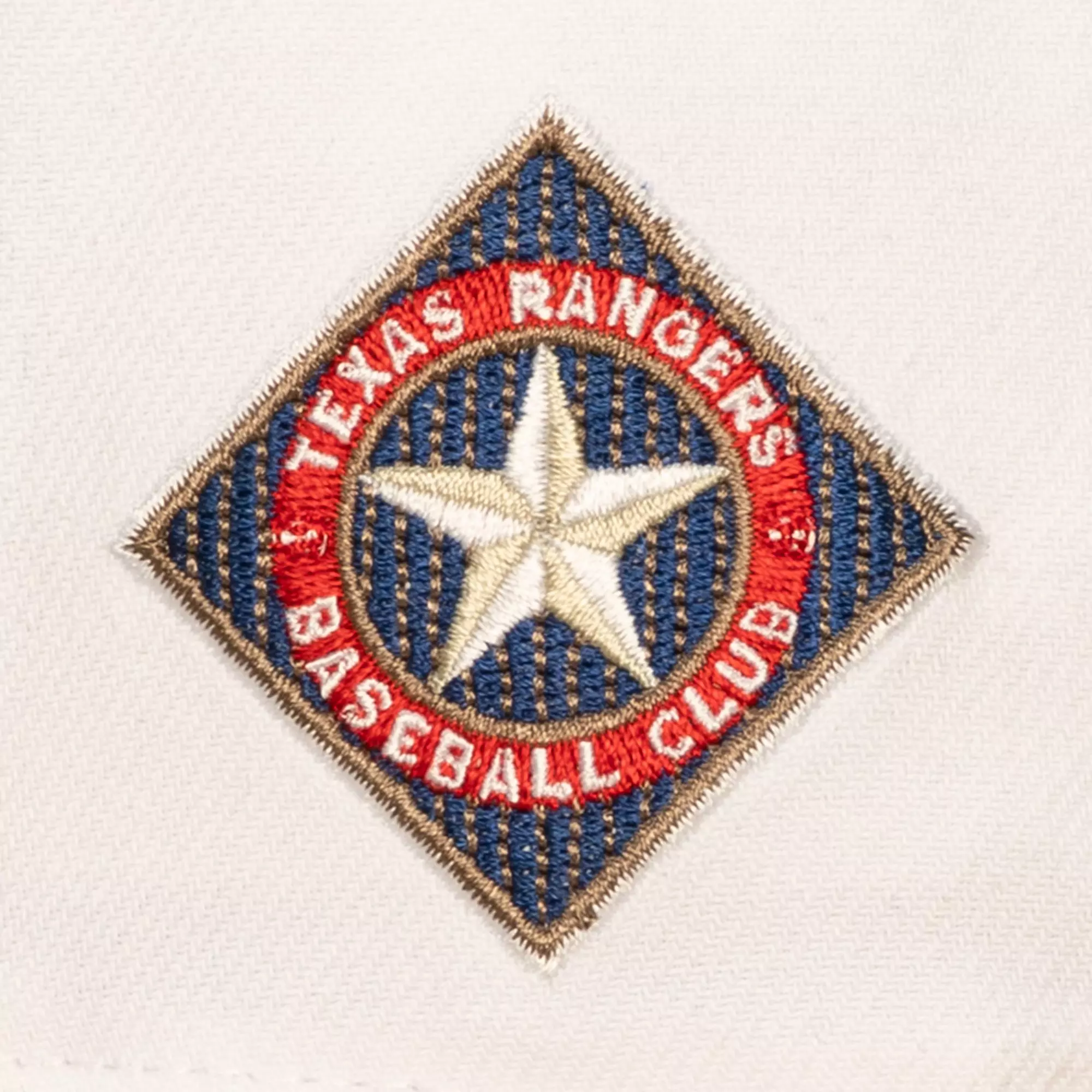 Mitchell &amp; Ness Texas Rangers Bill Smack Snapback Hat  -  White/Royal - WHITE/ROYAL