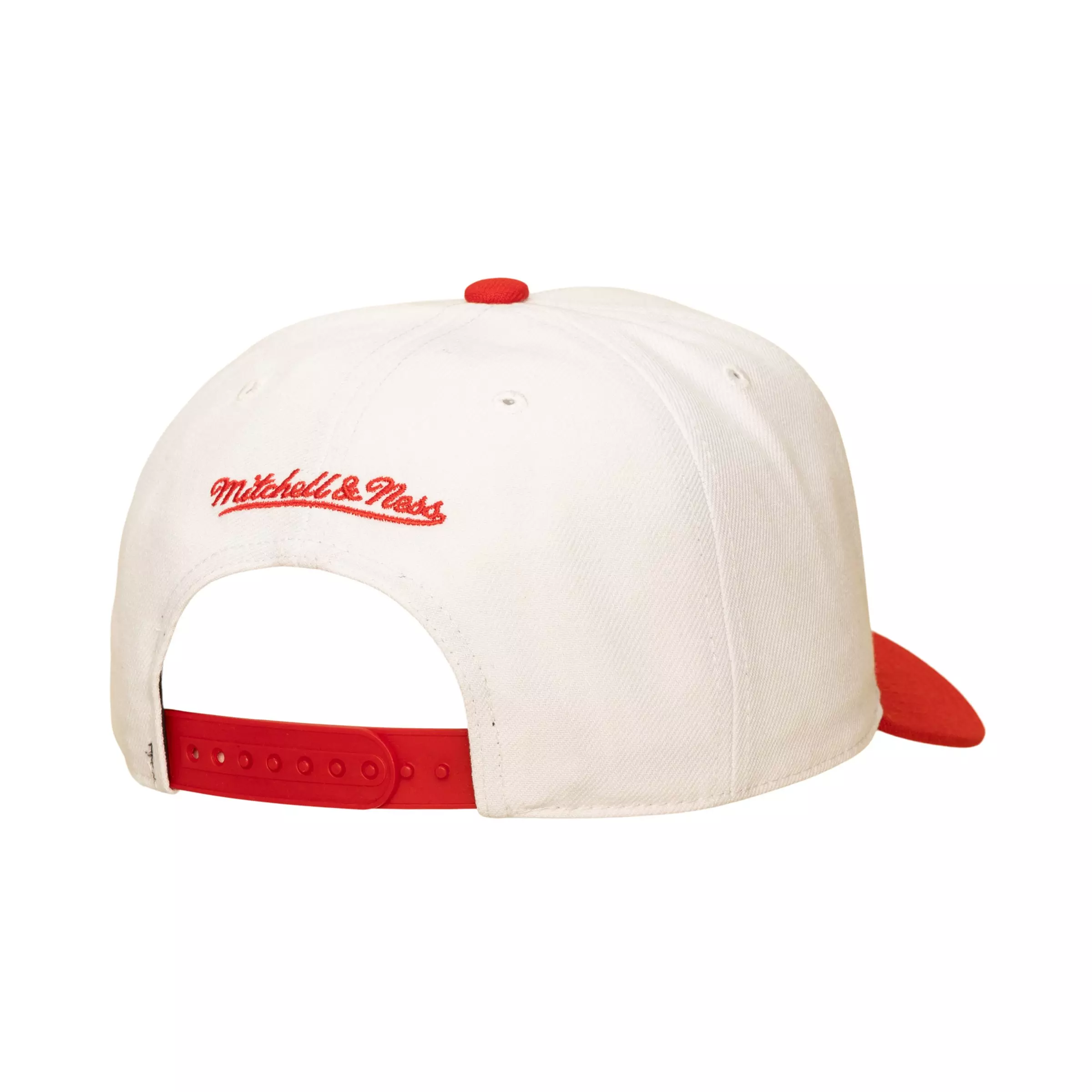 Mitchell & Ness St. Louis Cardinals Bill Smack Snapback Hat  -  White/Red - WHITE/RED