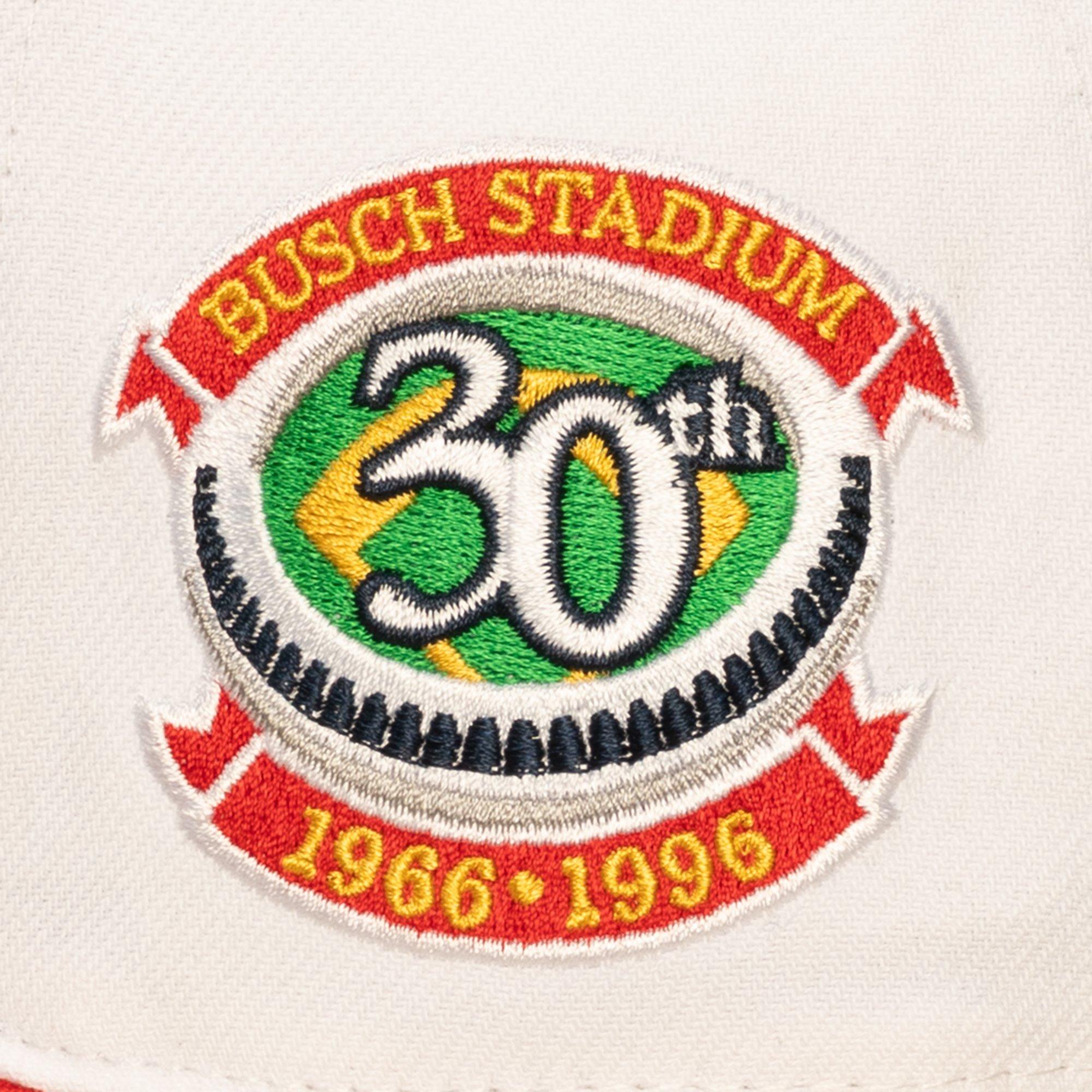 Mitchell & Ness St. Louis Cardinals Bill Smack Snapback Hat  -  White/Red - WHITE/RED Thumbnail View 3