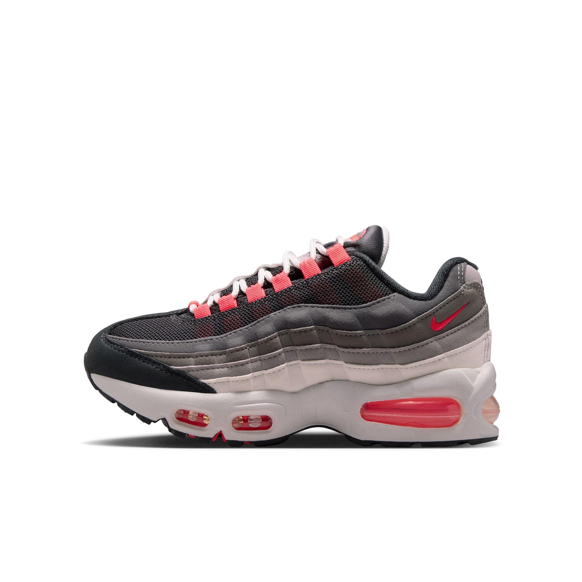 Nike Air Max 95 "Lt Crimson" Grade School Kids' Shoe - MEDIUM ASH/LT CRIMSON/DK PEWTER/DUST