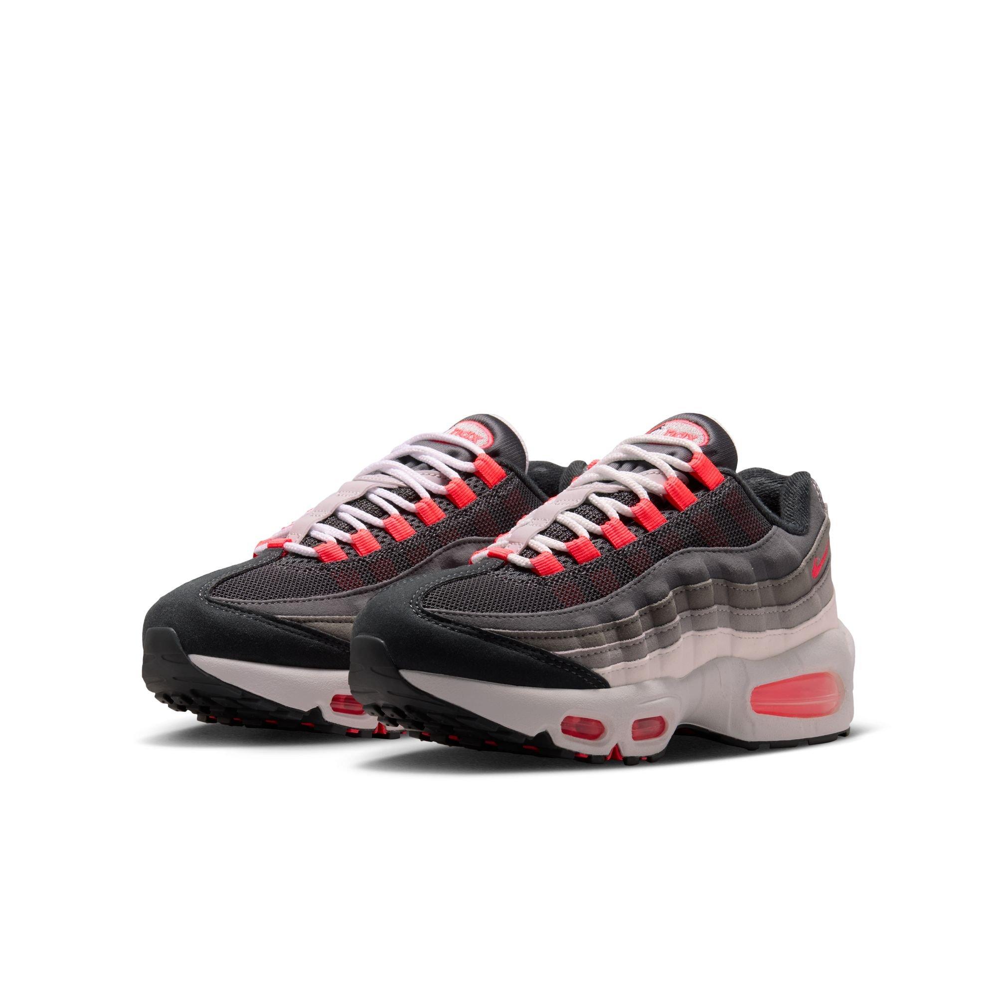 Nike Air Max 95 "Lt Crimson" Grade School Kids' Shoe - MEDIUM ASH/LT CRIMSON/DK PEWTER/DUST