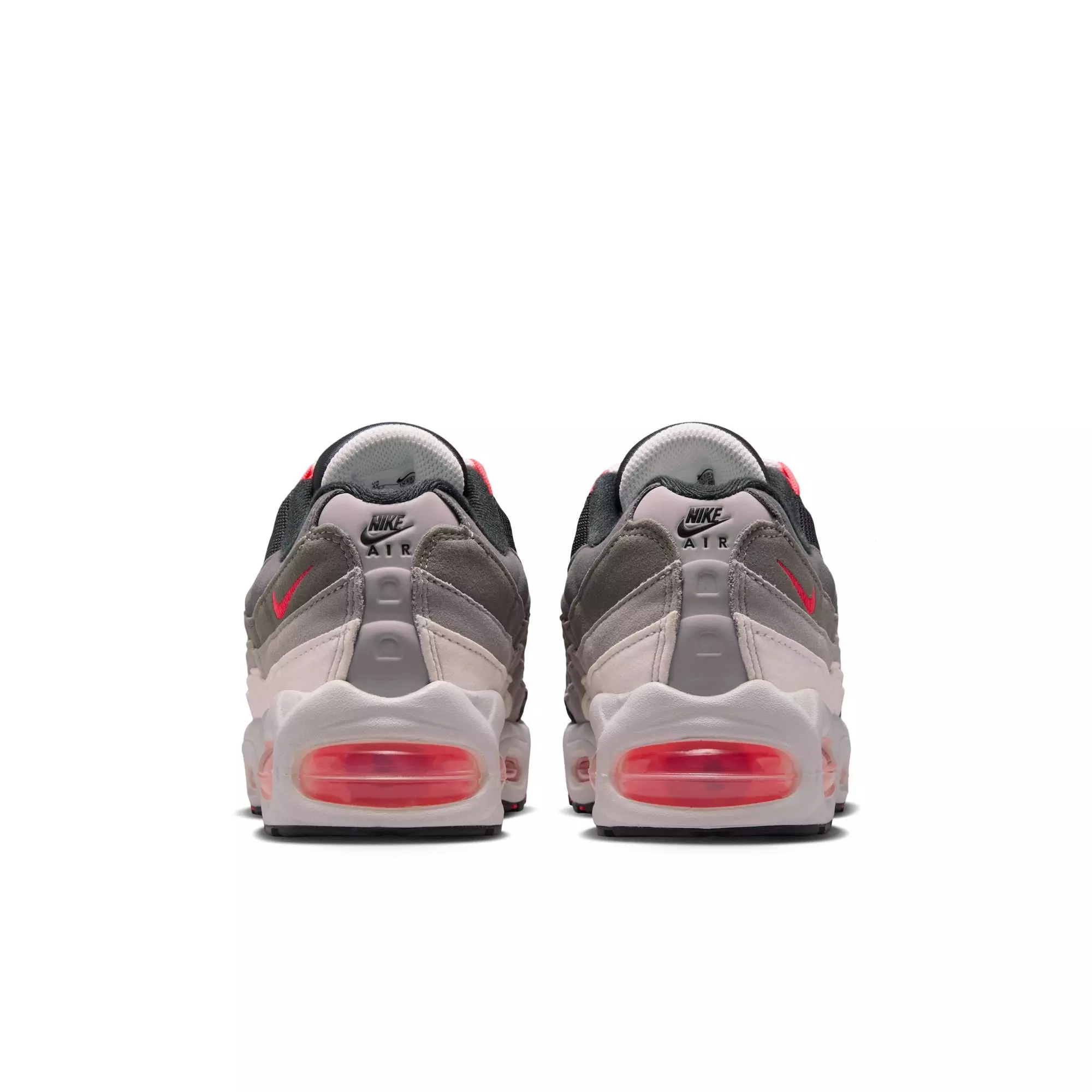 Nike Air Max 95 "Lt Crimson" Grade School Kids' Shoe - MEDIUM ASH/LT CRIMSON/DK PEWTER/DUST