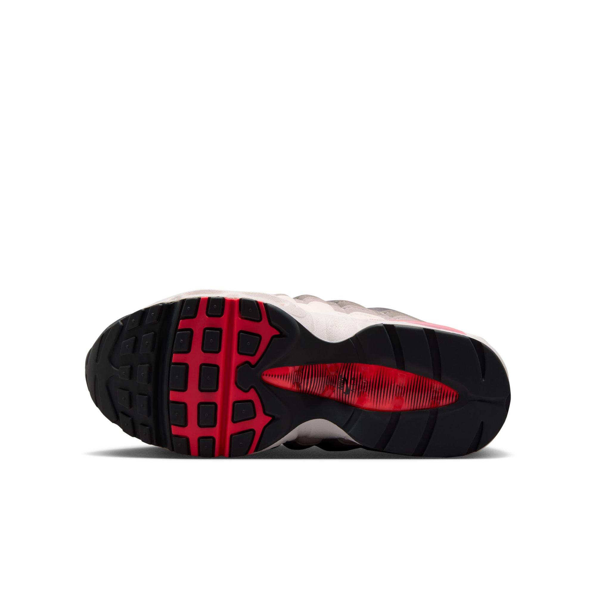 Nike Air Max 95 "Lt Crimson" Grade School Kids' Shoe - MEDIUM ASH/LT CRIMSON/DK PEWTER/DUST