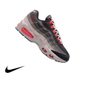Nike Air Max 95 "Lt Crimson" Grade School Kids' Shoe - MEDIUM ASH/LT CRIMSON/DK PEWTER/DUST