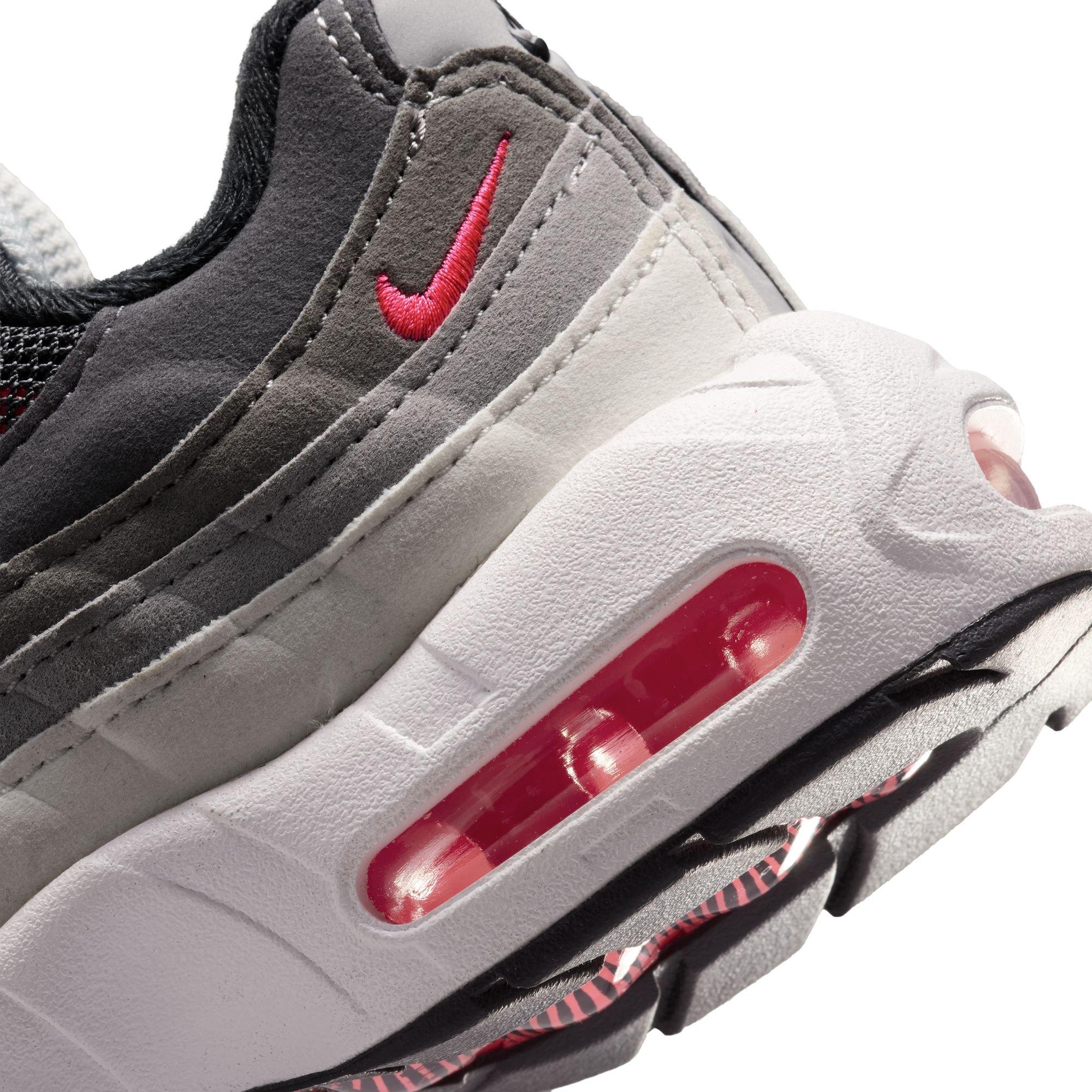 Nike Air Max 95 "Lt Crimson" Preschool Kids' Shoe - MEDIUM ASH/LT CRIMSON/DK PEWTER/DUST Thumbnail View 11