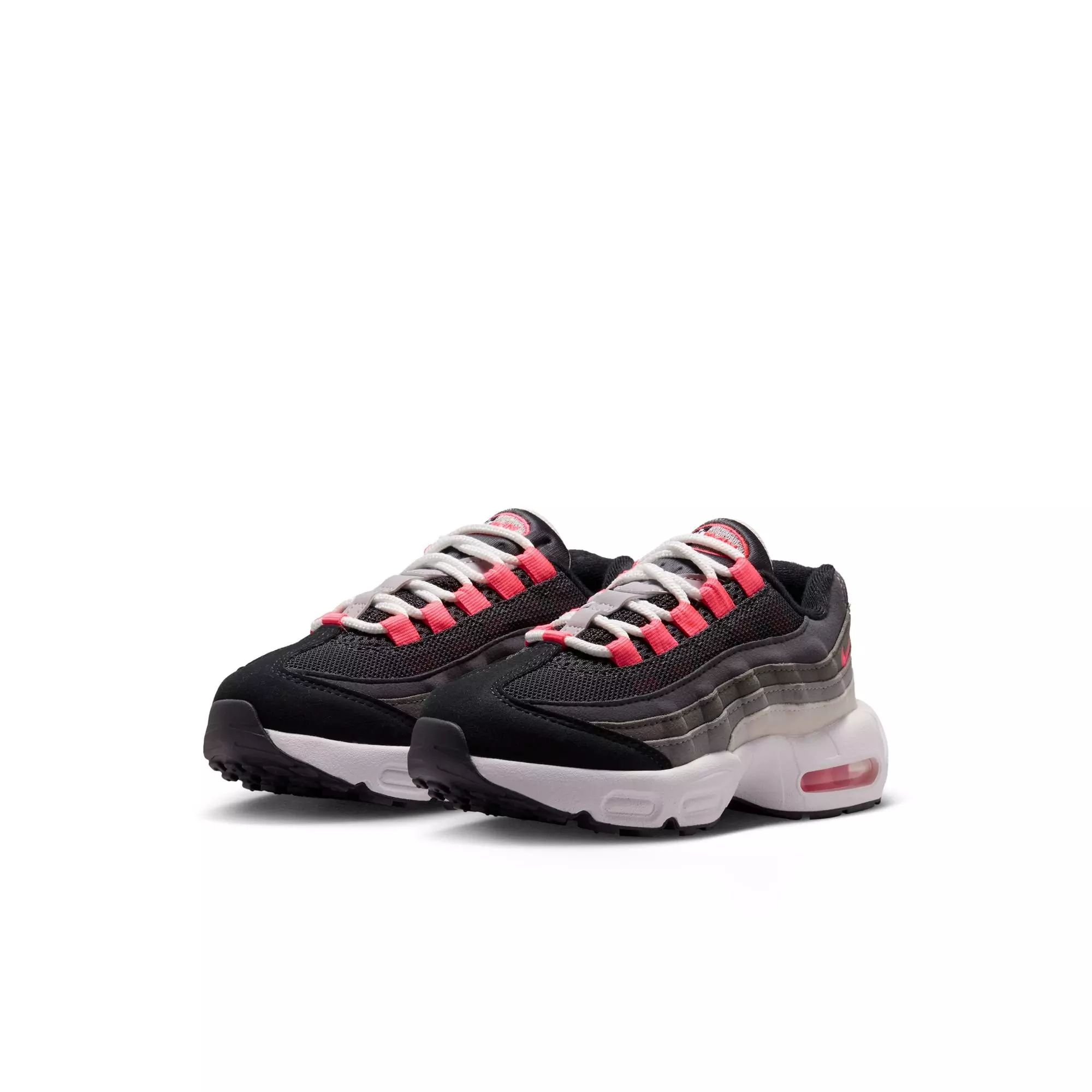 Nike Air Max 95 "Lt Crimson" Preschool Kids' Shoe - MEDIUM ASH/LT CRIMSON/DK PEWTER/DUST