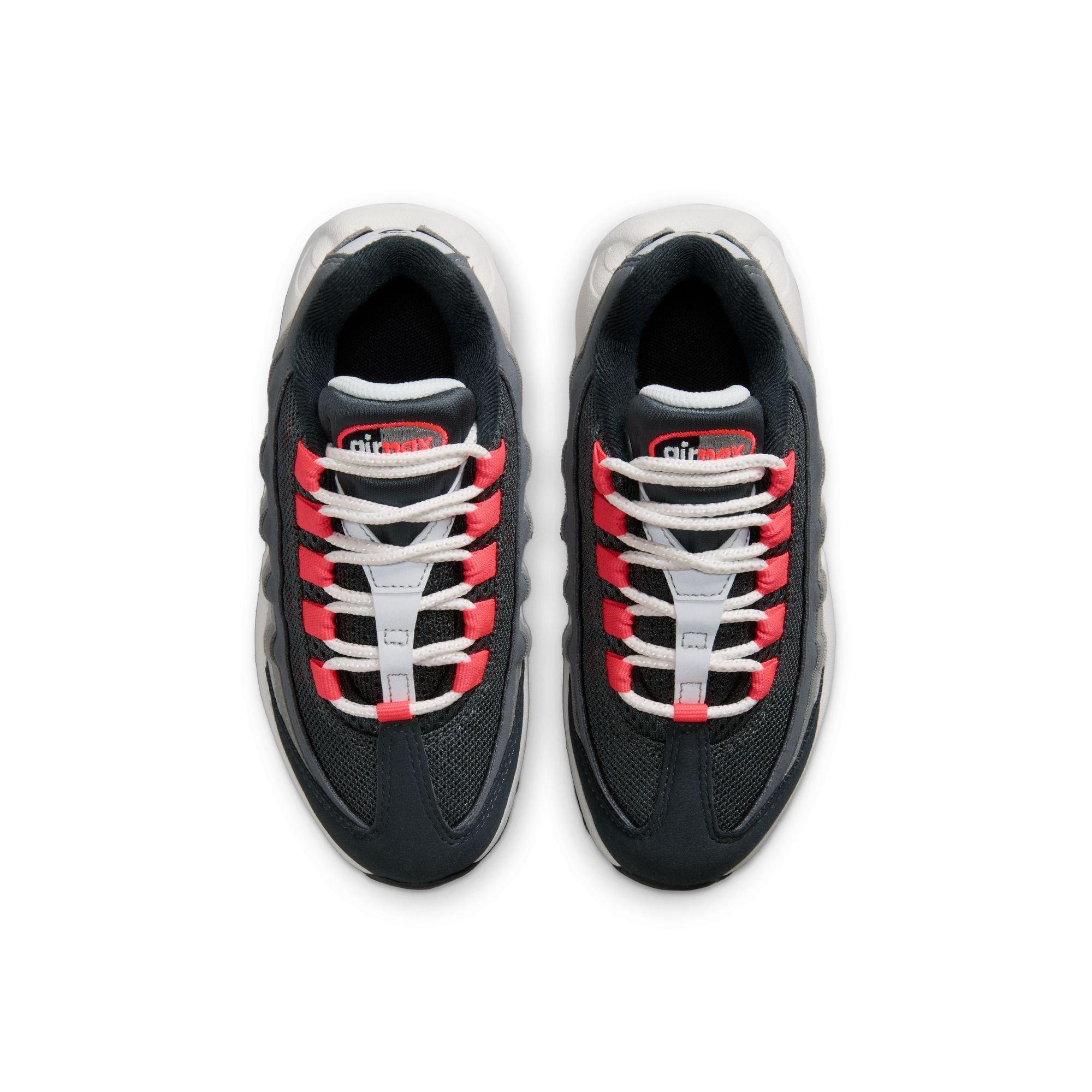 Nike Air Max 95 "Lt Crimson" Preschool Kids' Shoe - MEDIUM ASH/LT CRIMSON/DK PEWTER/DUST Thumbnail View 7