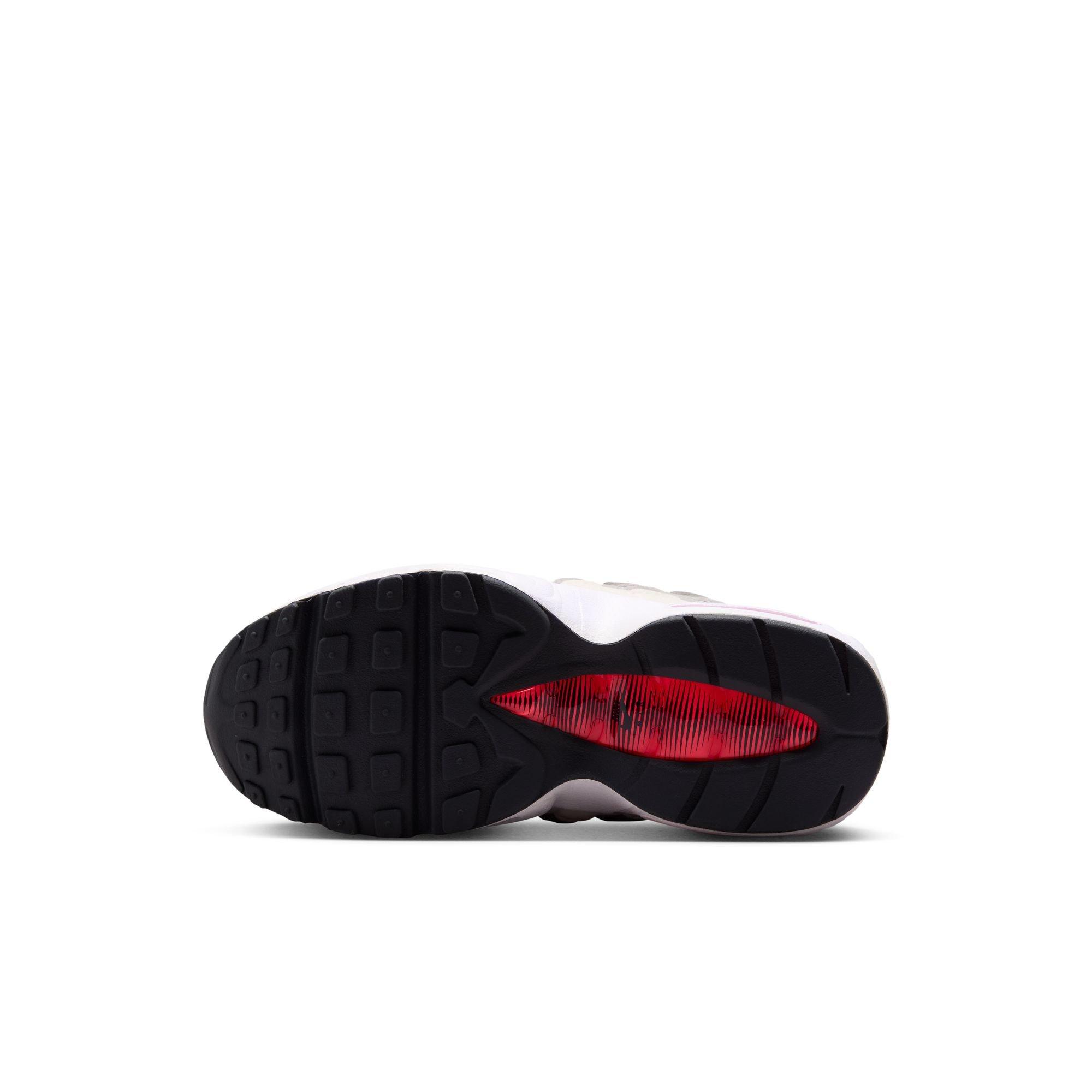 Nike Air Max 95 "Lt Crimson" Preschool Kids' Shoe - MEDIUM ASH/LT CRIMSON/DK PEWTER/DUST Thumbnail View 9