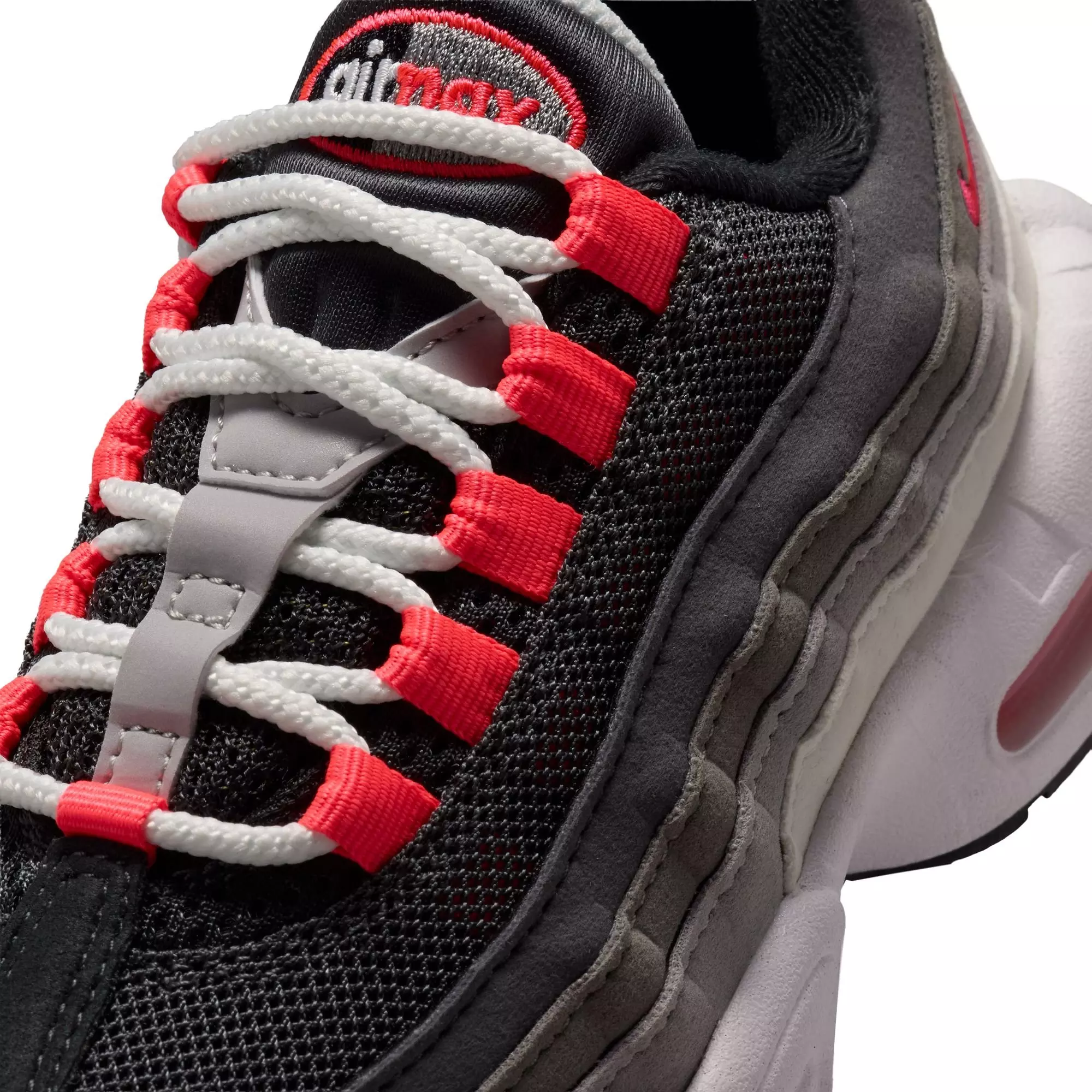Nike Air Max 95 "Lt Crimson" Preschool Kids' Shoe - MEDIUM ASH/LT CRIMSON/DK PEWTER/DUST