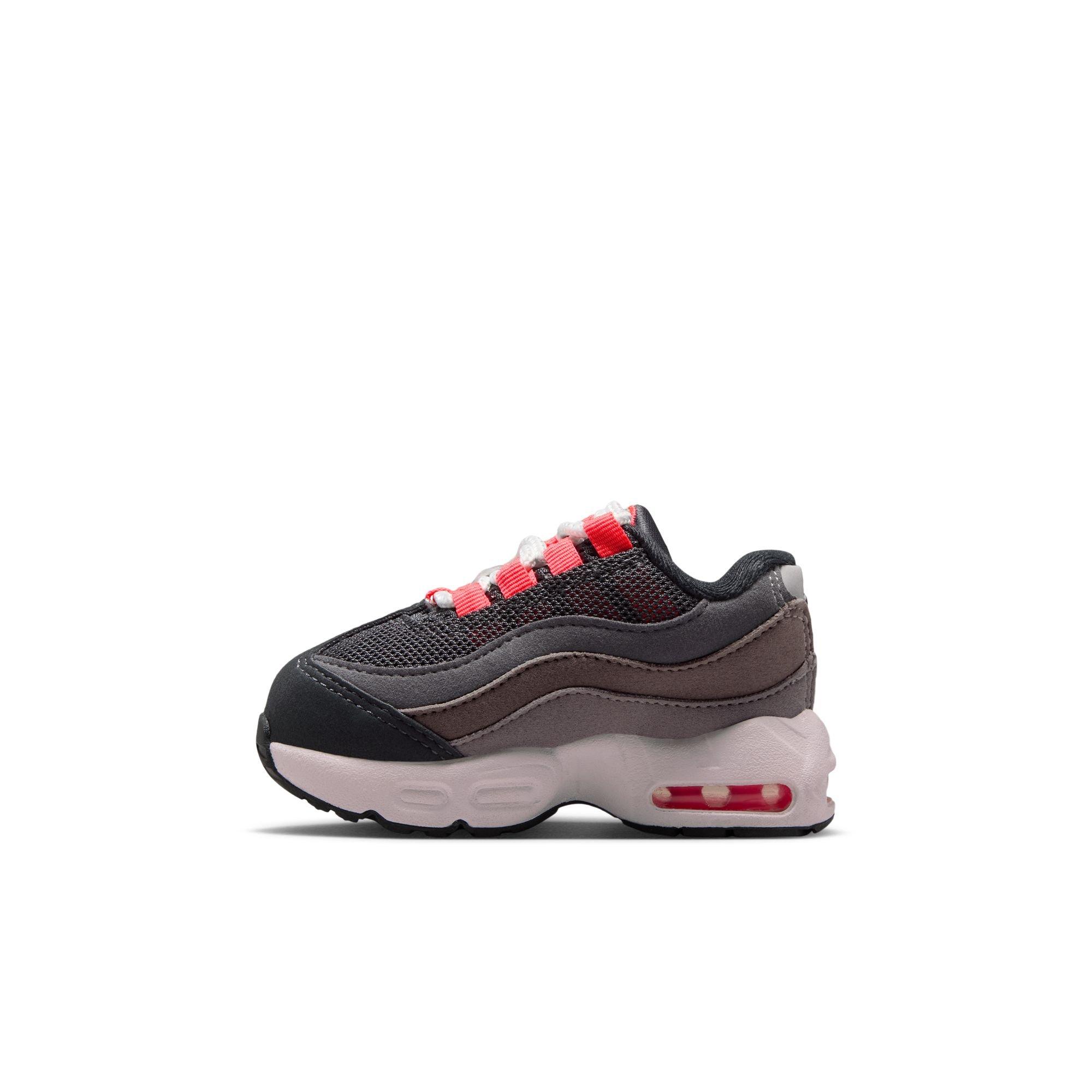 Nike Air Max 95 "Lt Crimson" Toddler Kids' Shoe - MEDIUM ASH/LT CRIMSON/DK PEWTER/DUST