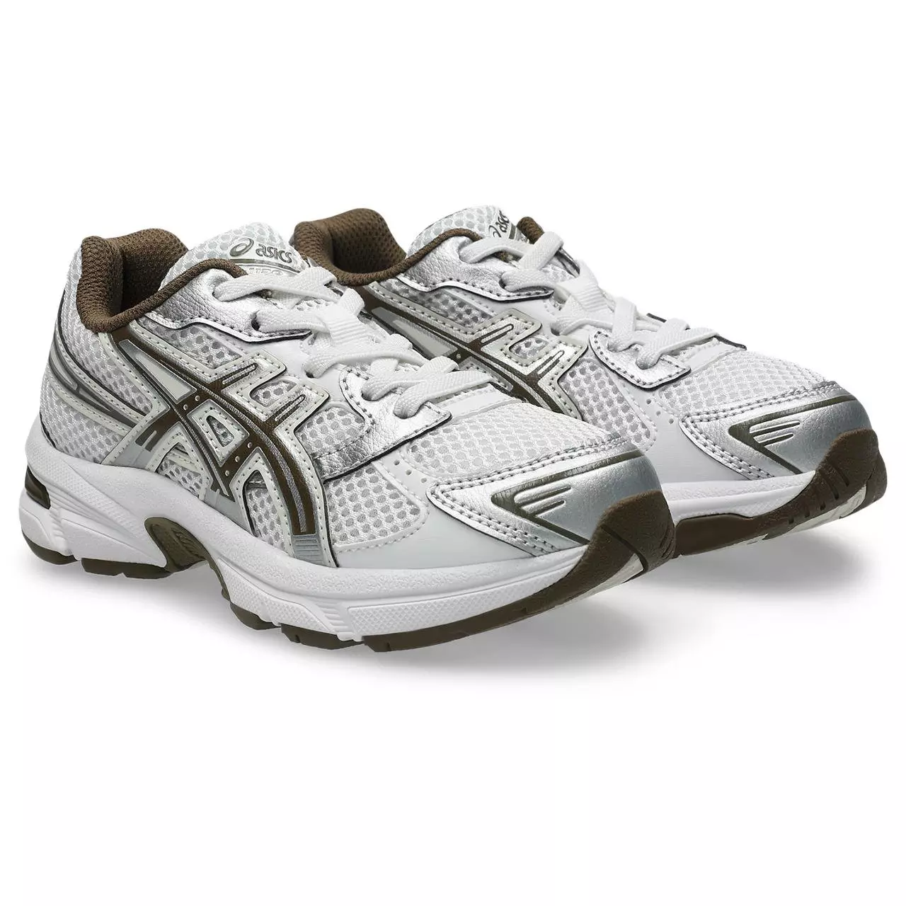 ASICS GEL-1130 "White/Clay Canyon" Preschool Boys' Shoe - WHITE/BROWN
