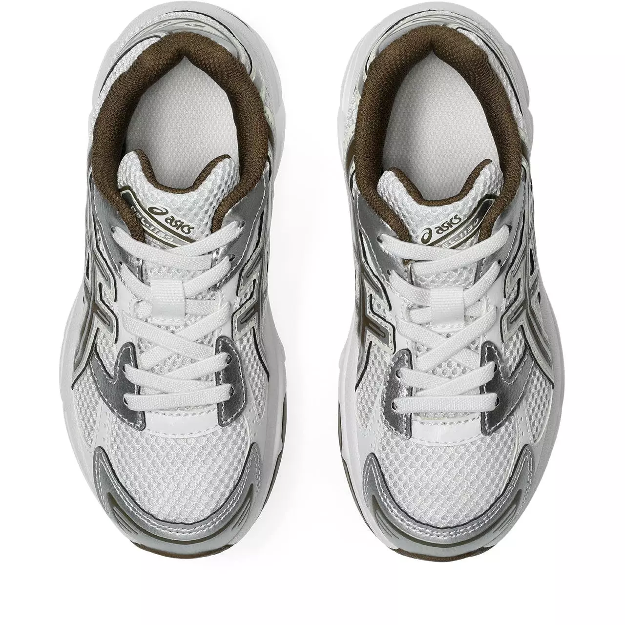ASICS GEL-1130 "White/Clay Canyon" Preschool Boys' Shoe - WHITE/BROWN
