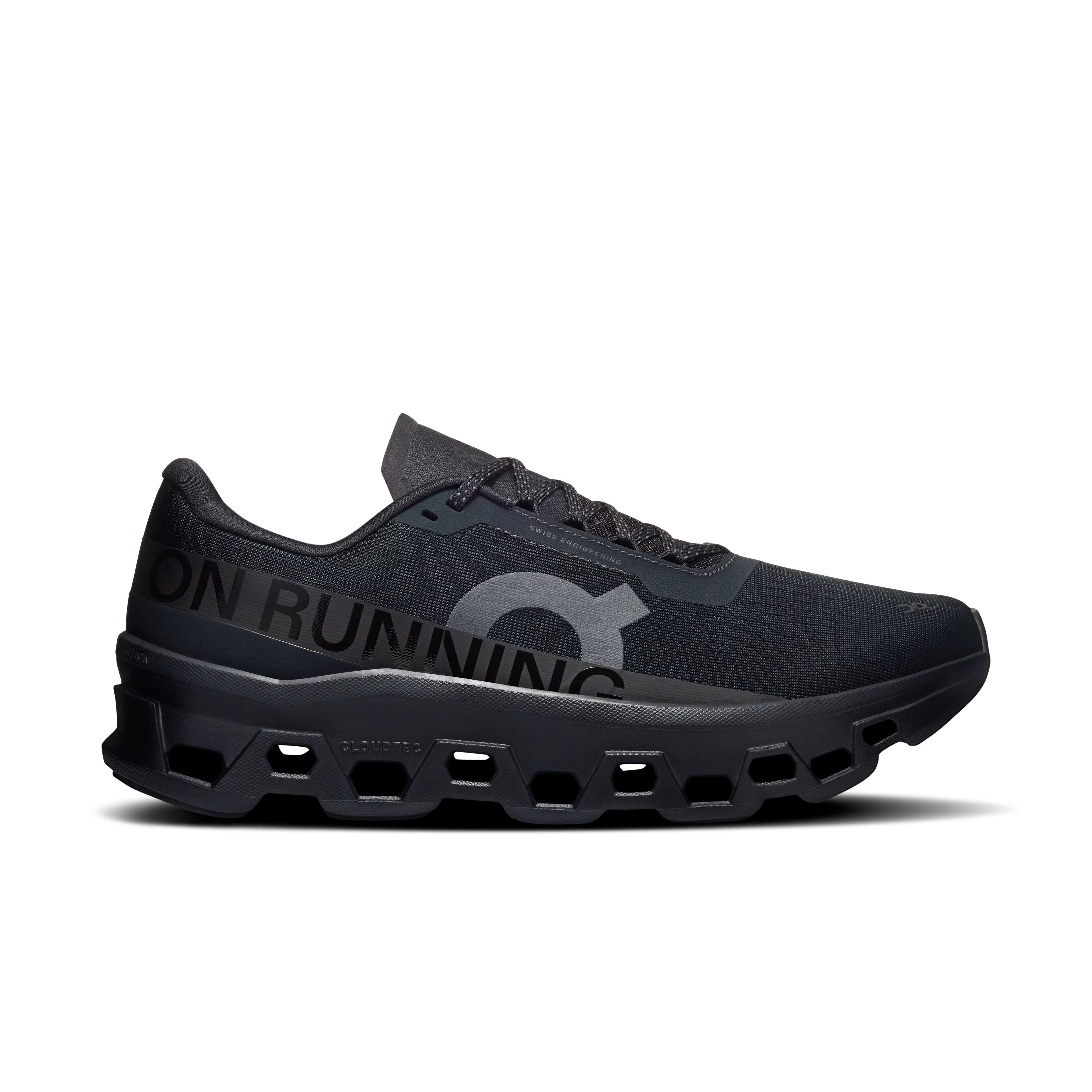 On Cloudmonster 1 "Black/Black" Men's Shoe - BLACK Thumbnail View 1