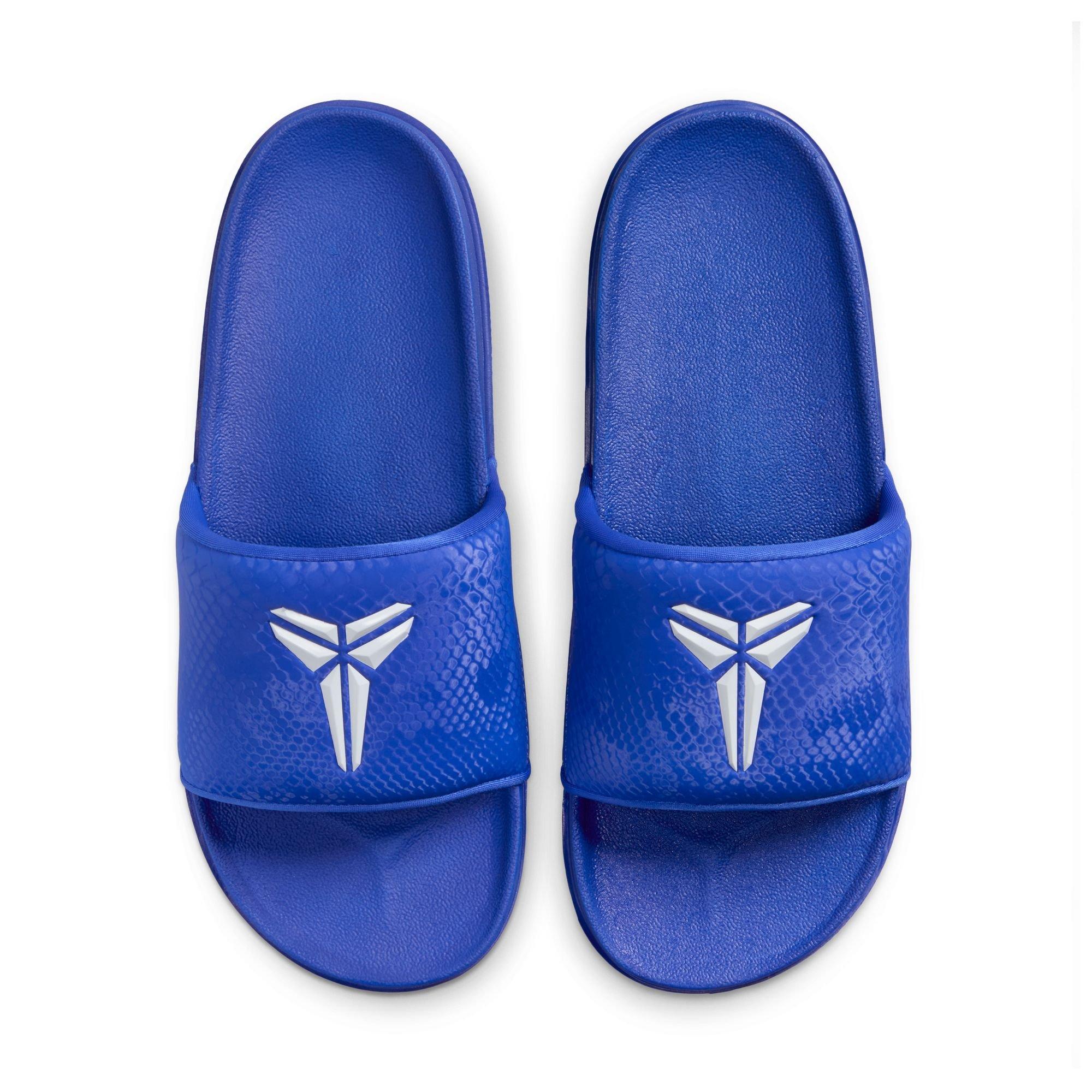 Nike Kobe Offcourt "Hyper Royal/White" Men's Slide - ROYAL/WHITE Thumbnail View 6