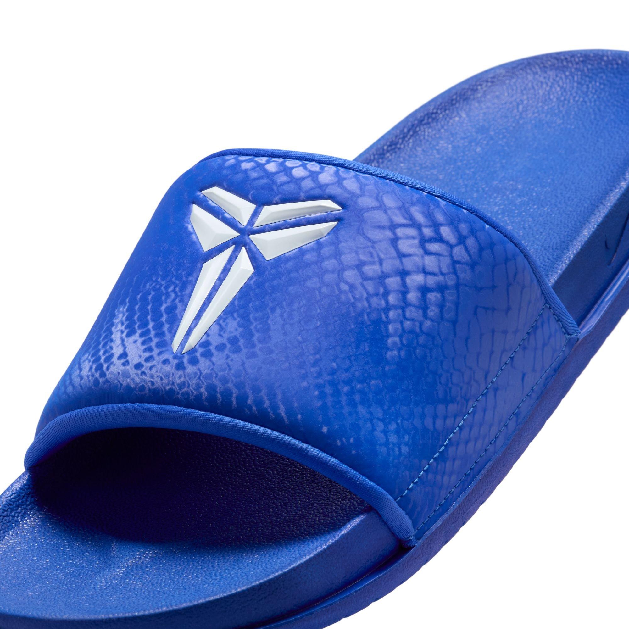 Nike Kobe Offcourt "Hyper Royal/White" Men's Slide - ROYAL/WHITE Thumbnail View 7