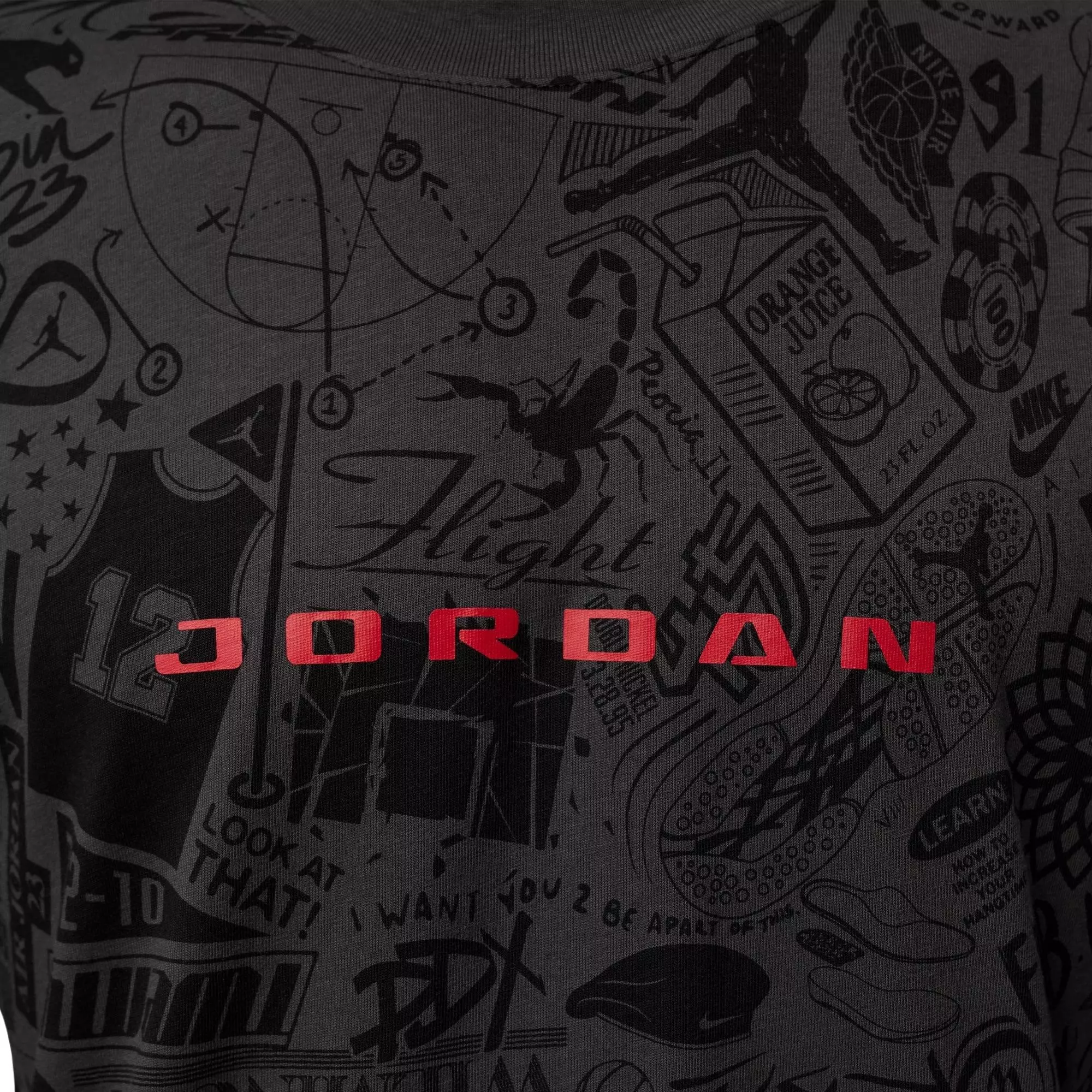 Jordan Men's Brooklyn Retro Tee - BLACK