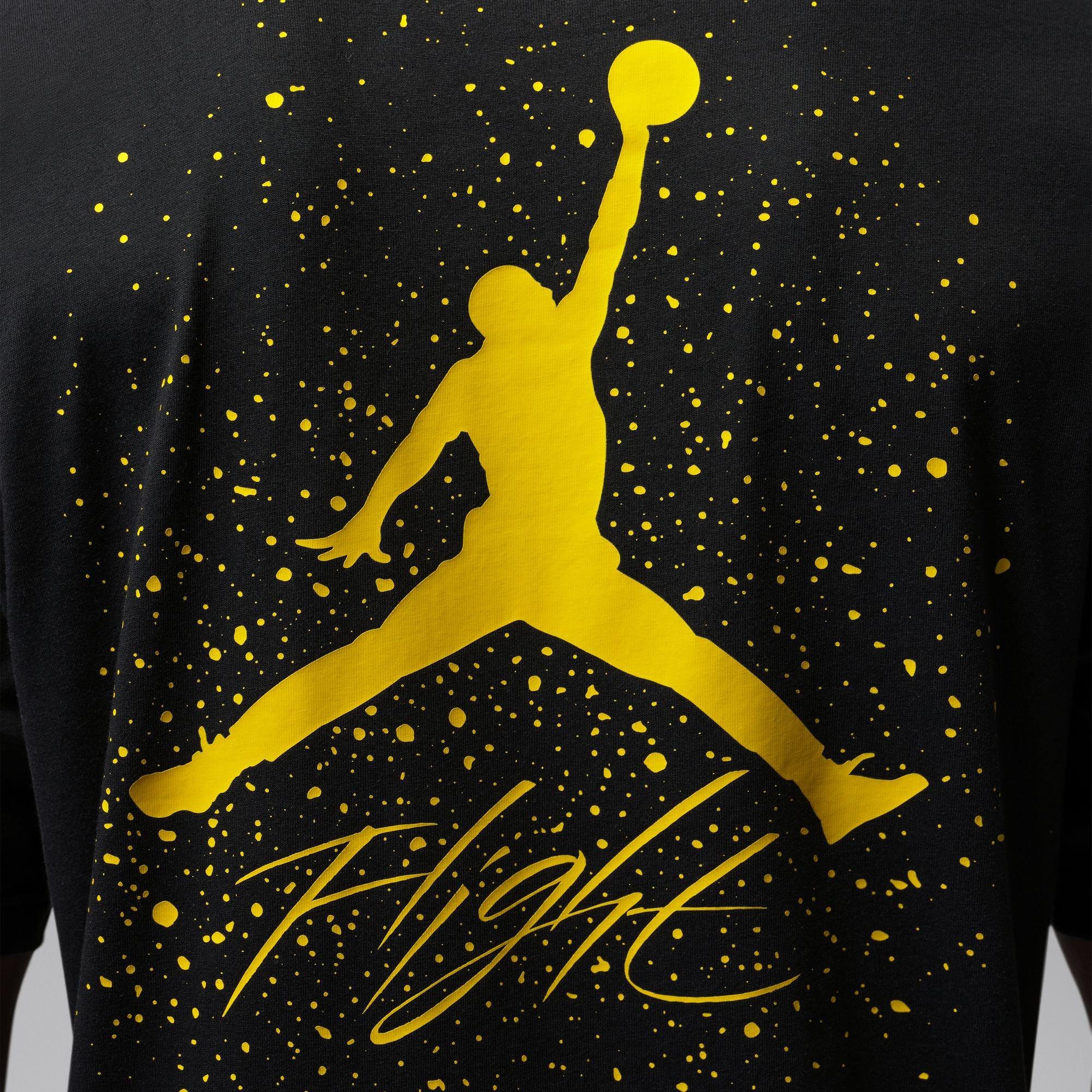 M J TOUR YELLOW TEE - BLACK - BLACK
