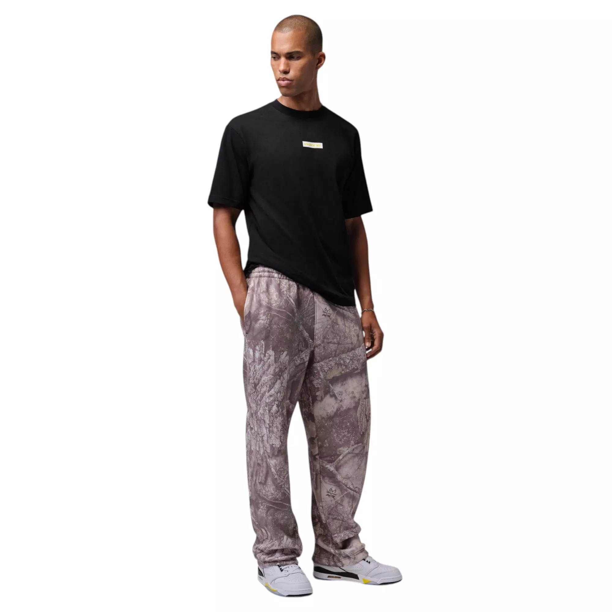 M J TOUR YELLOW TEE - BLACK - BLACK