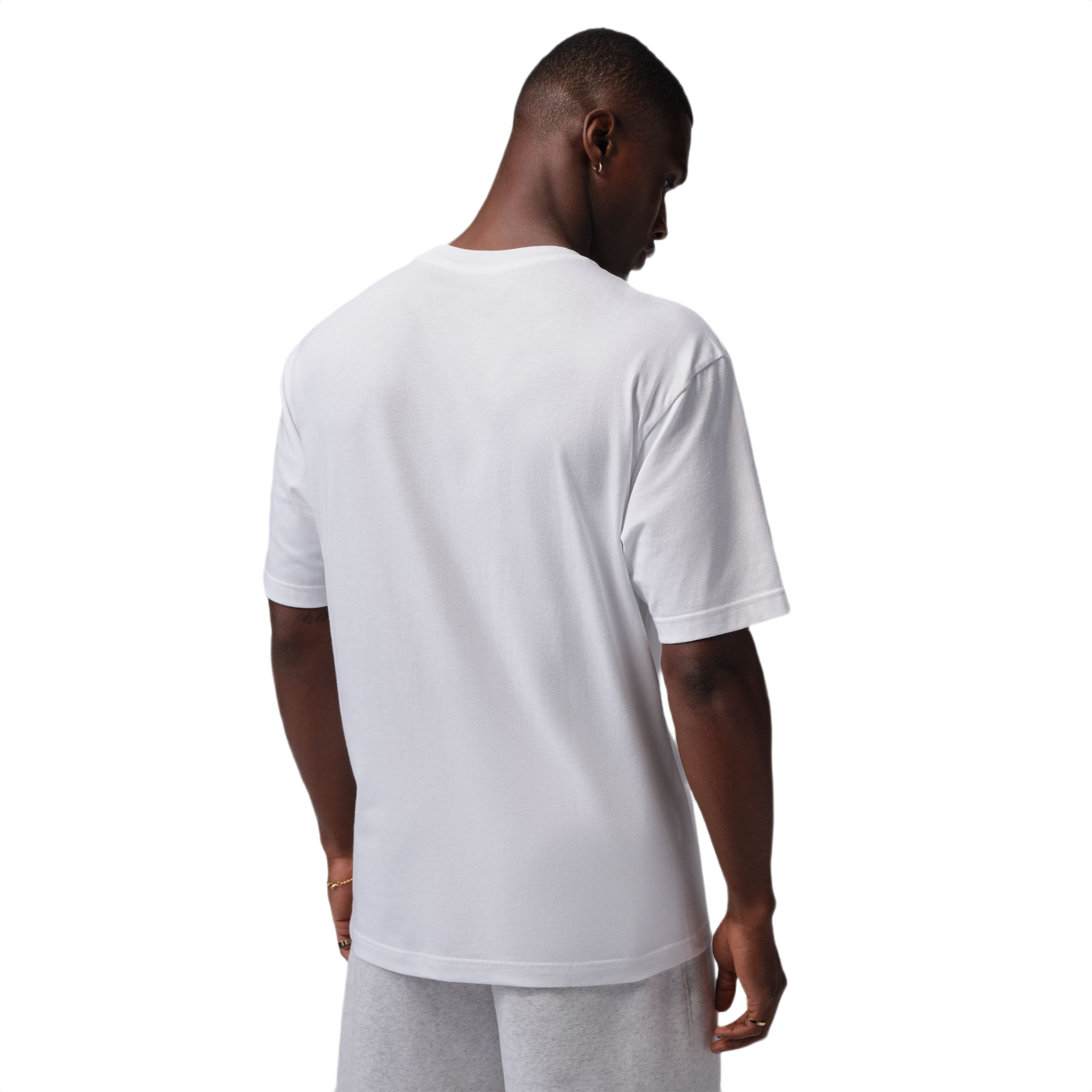 Jordan Men's Brooklyn True Tee - WHITE Thumbnail View 2