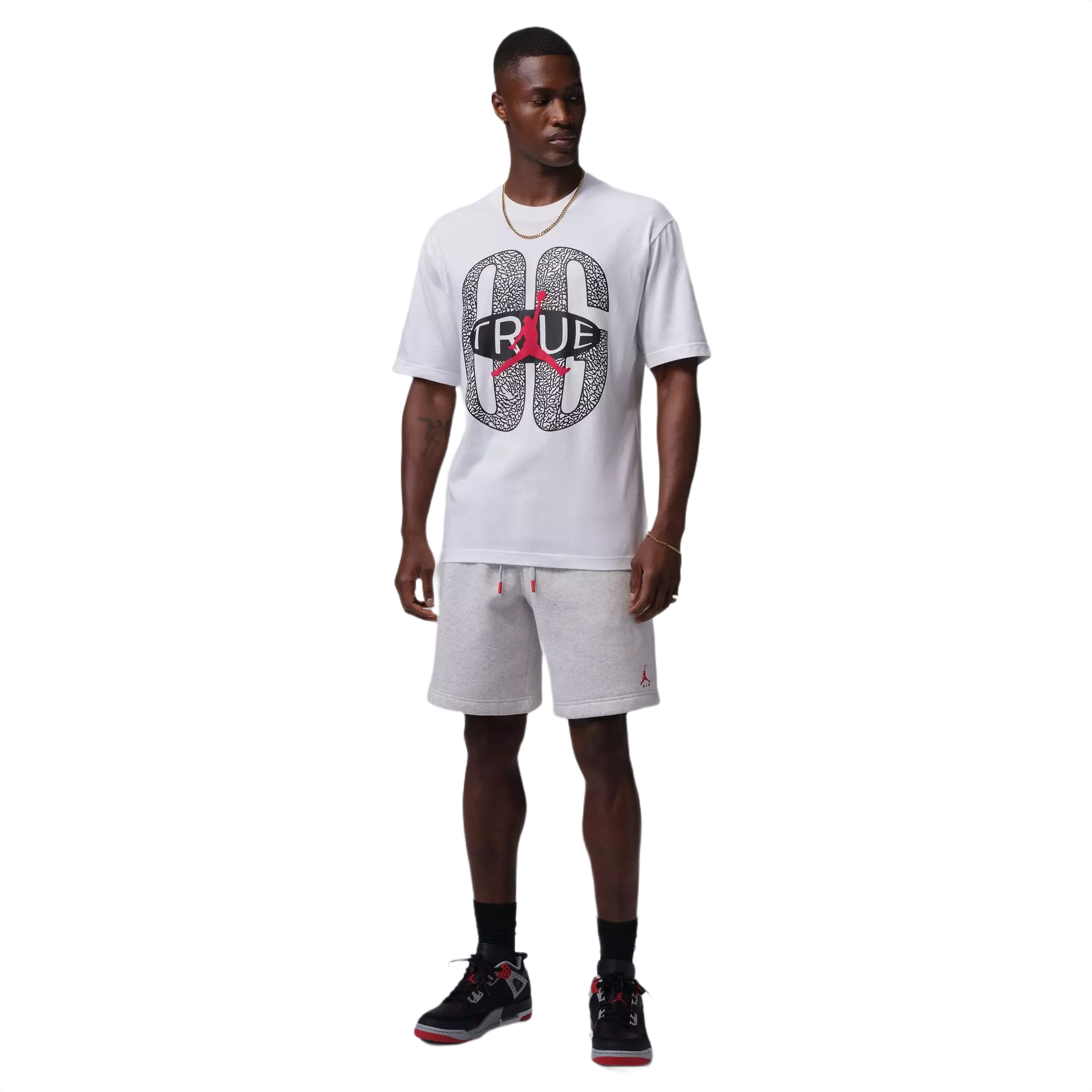 Jordan Men's Brooklyn True Tee - WHITE