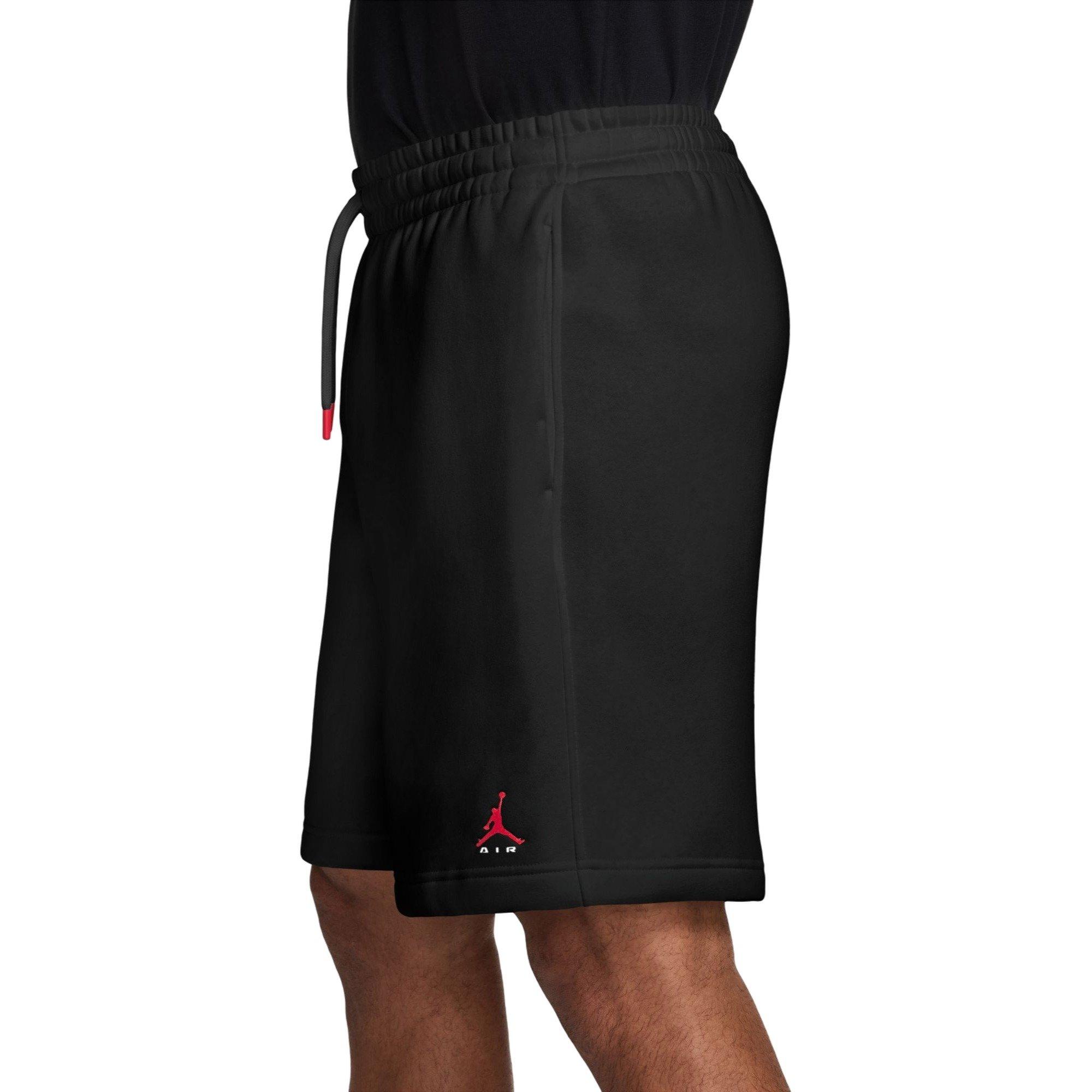 Jordan Men's Brooklyn Fleece 9" Shorts - BLACK Thumbnail View 3