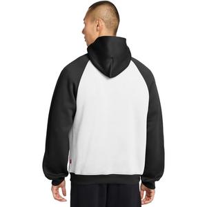 Jordan Men's Brooklyn Fleece Pullover Hoodie-White/Black