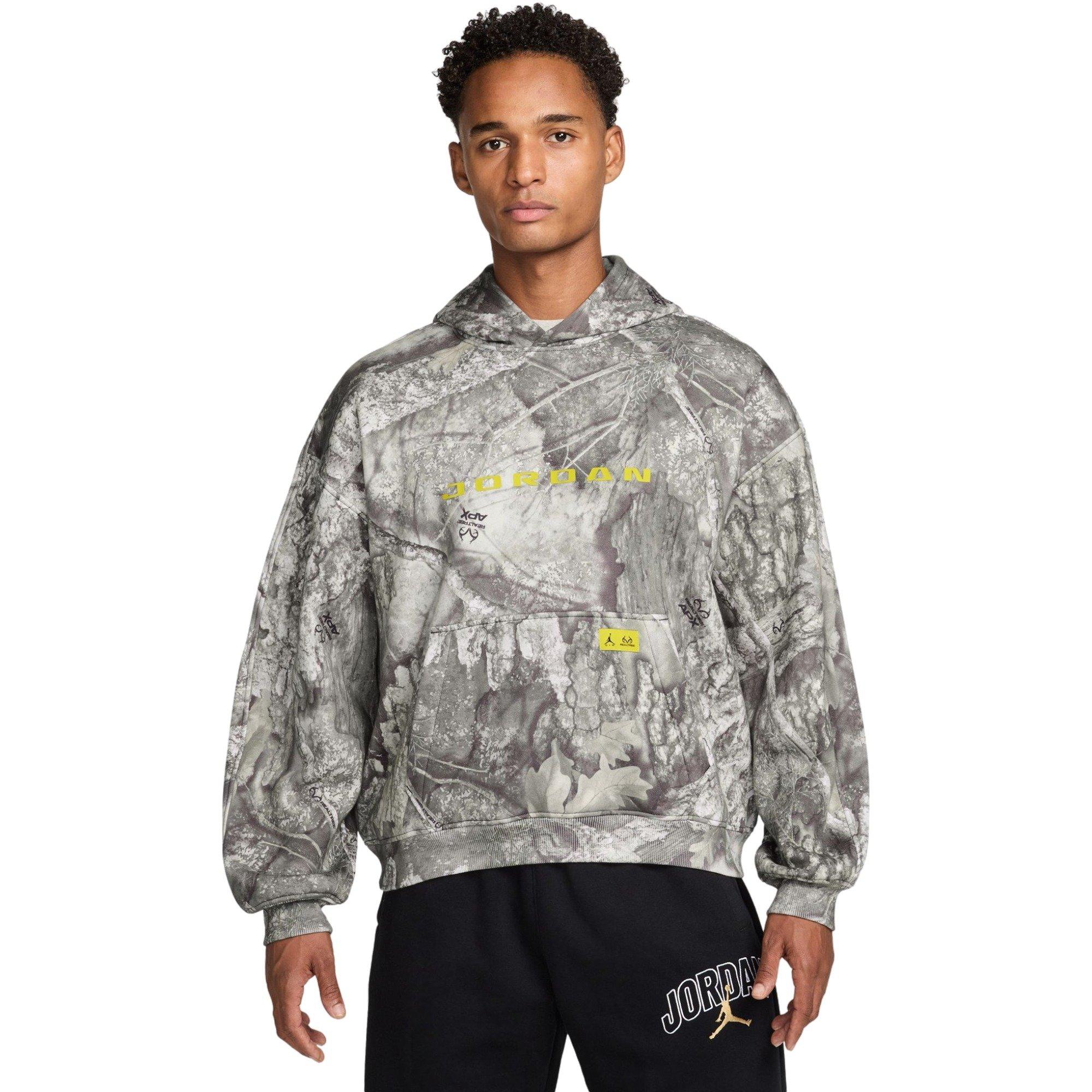 Jordan Men's Brooklyn Fleece Realtree Pullover Hoodie-Brown - BROWN Thumbnail View 1