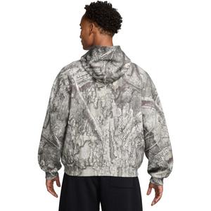 Jordan Men's Brooklyn Fleece Realtree Pullover Hoodie-Brown - BROWN