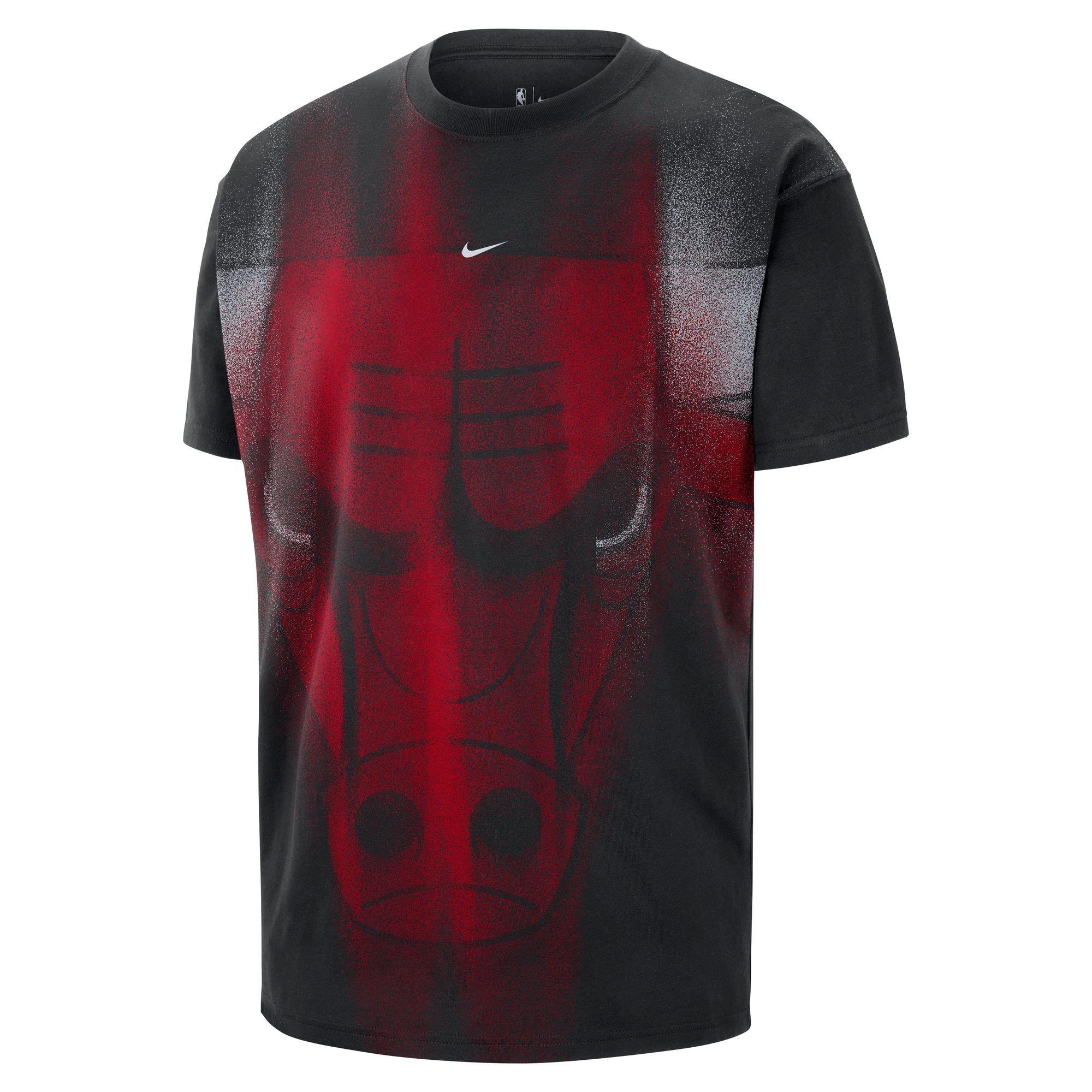 Nike Chicago Bulls Icon "Red/Black" Men's Basketball Tee - RED/BLACK