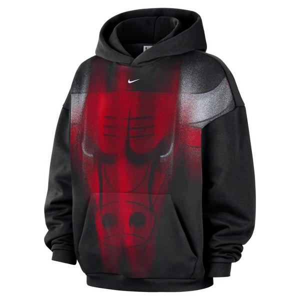 Nike Chicago Bulls Standard Issue Icon "Red/Black" Men's Fleece Basketball Hoodie - RED/BLACK