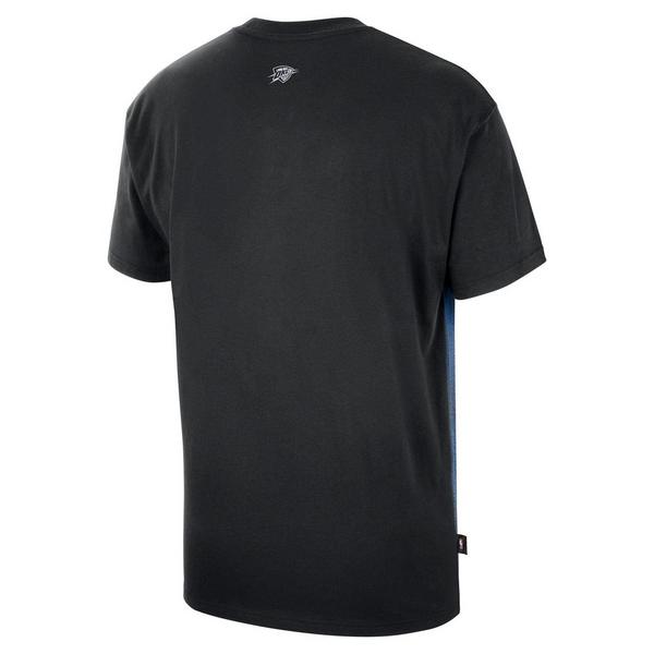 Nike Oklahoma City Thunder Icon "Black/Blue" Men's Basketball Tee - BLACK/BLUE