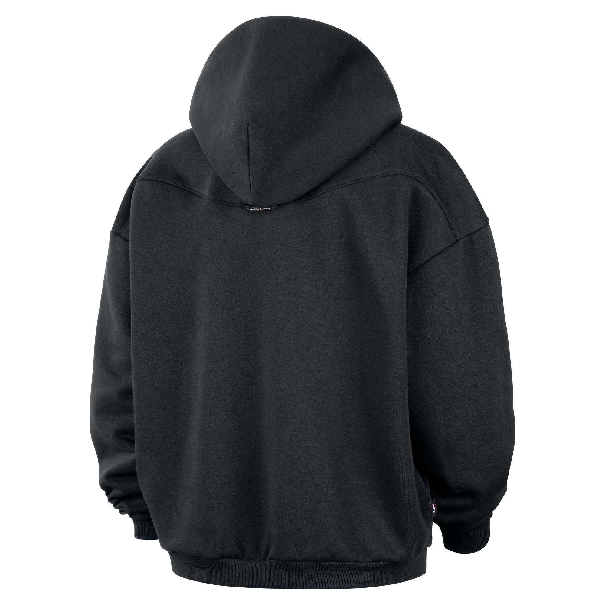 Nike Oklahoma City Thunder Standard Issue Icon "Black/Blue" Men's Fleece Basketball Hoodie - BLACK/BLUE