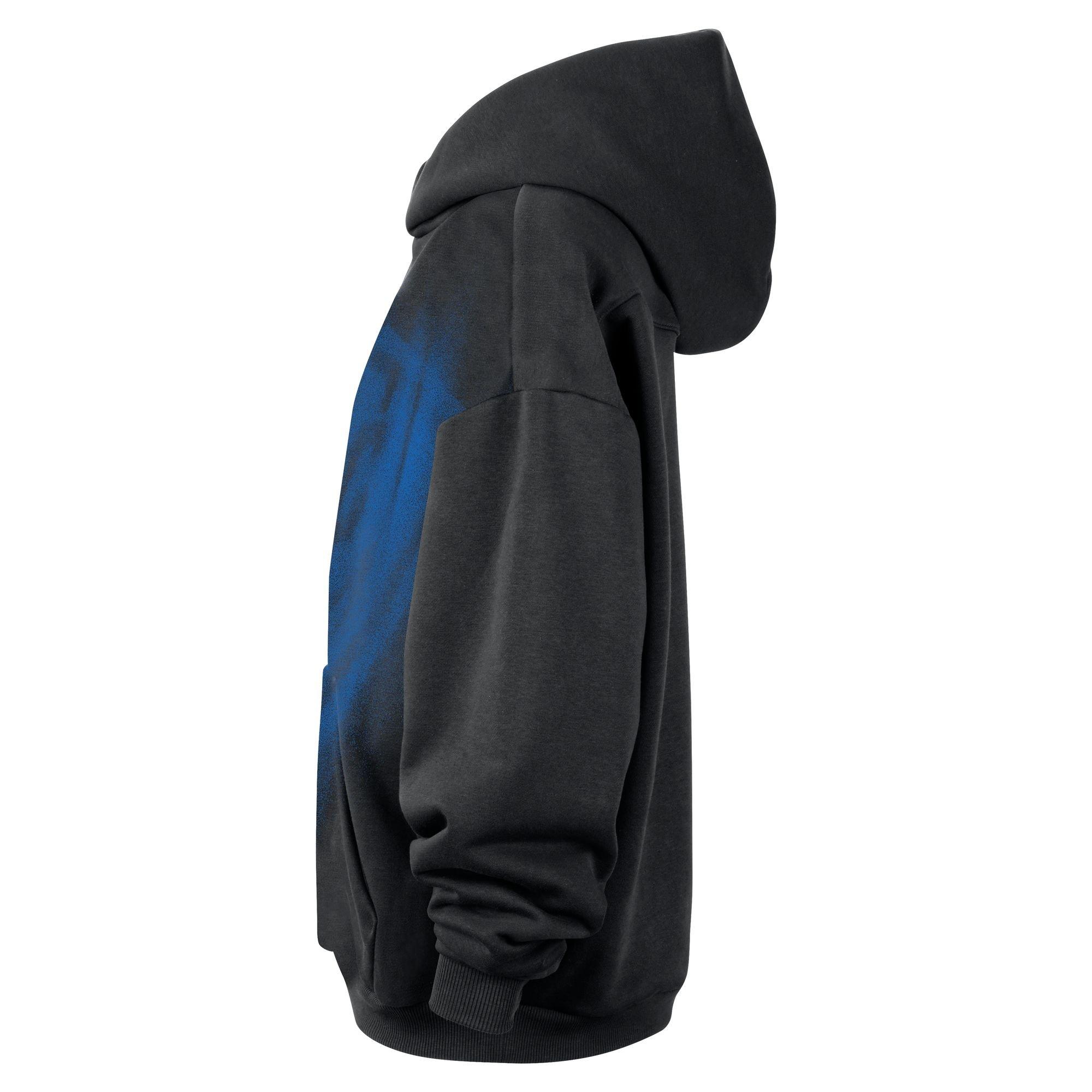 Nike Oklahoma City Thunder Standard Issue Icon "Black/Blue" Men's Fleece Basketball Hoodie - BLACK/BLUE