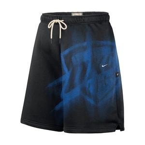 Nike Oklahoma City Thunder Standard Issue Icon "Black/Blue" Men's Fleece Basketball Shorts - BLACK/BLUE