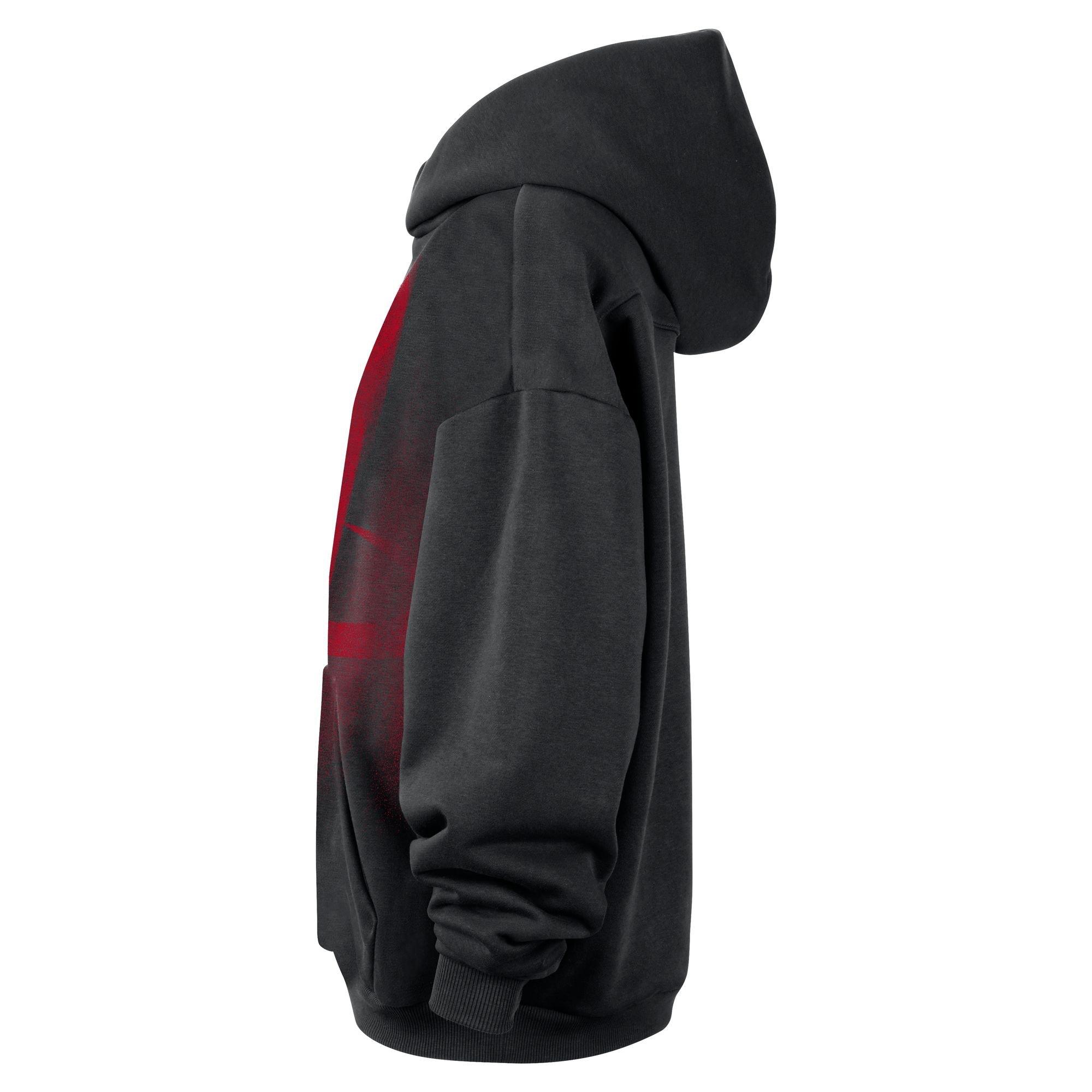 Nike Houston Rockets Standard Issue Icon "Black/Red" Men's Fleece Basketball Hoodie - BLACK/RED