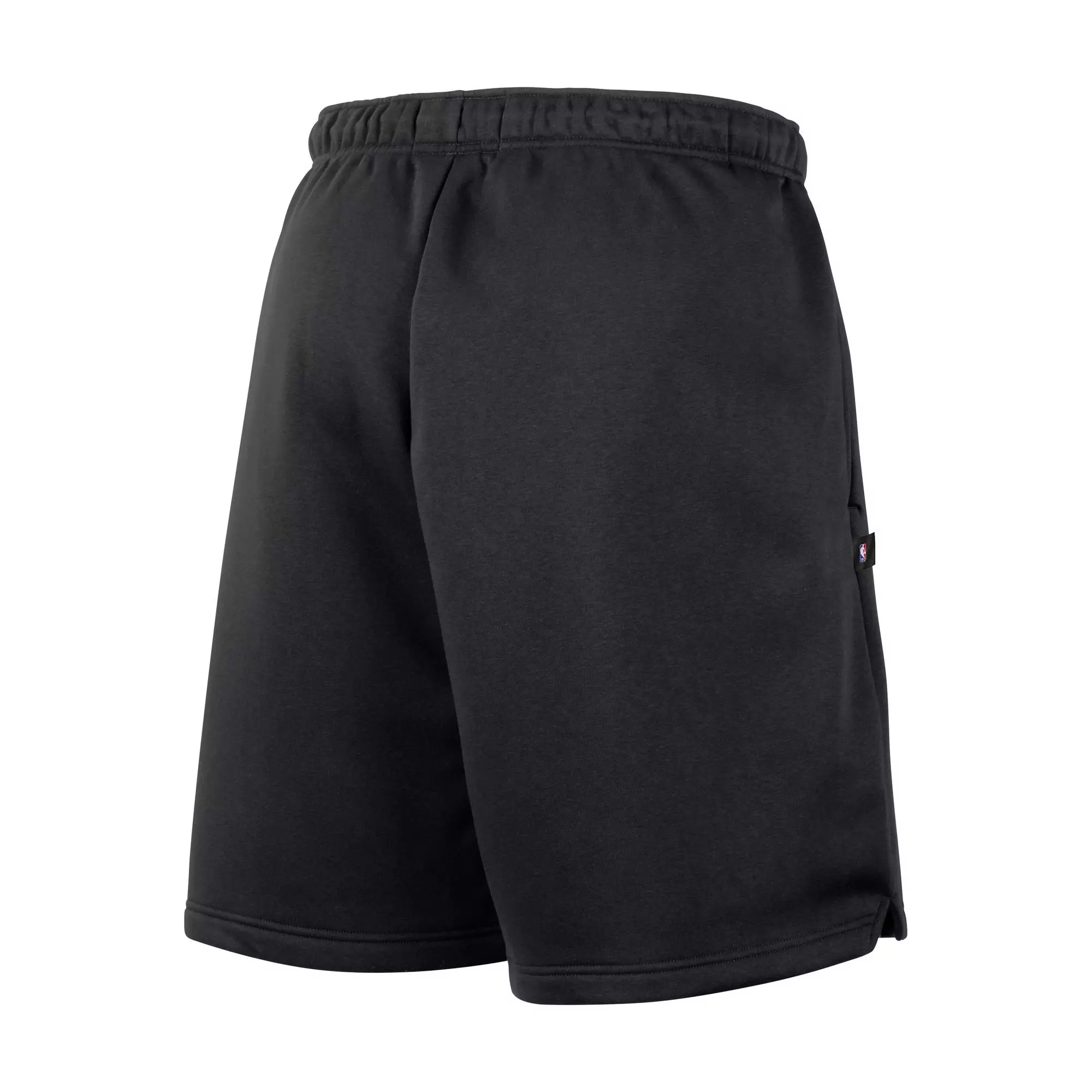 Nike Atlanta Hawks Standard Issue Icon "Black/Red" Men's Fleece Basketball Shorts - BLACK/RED