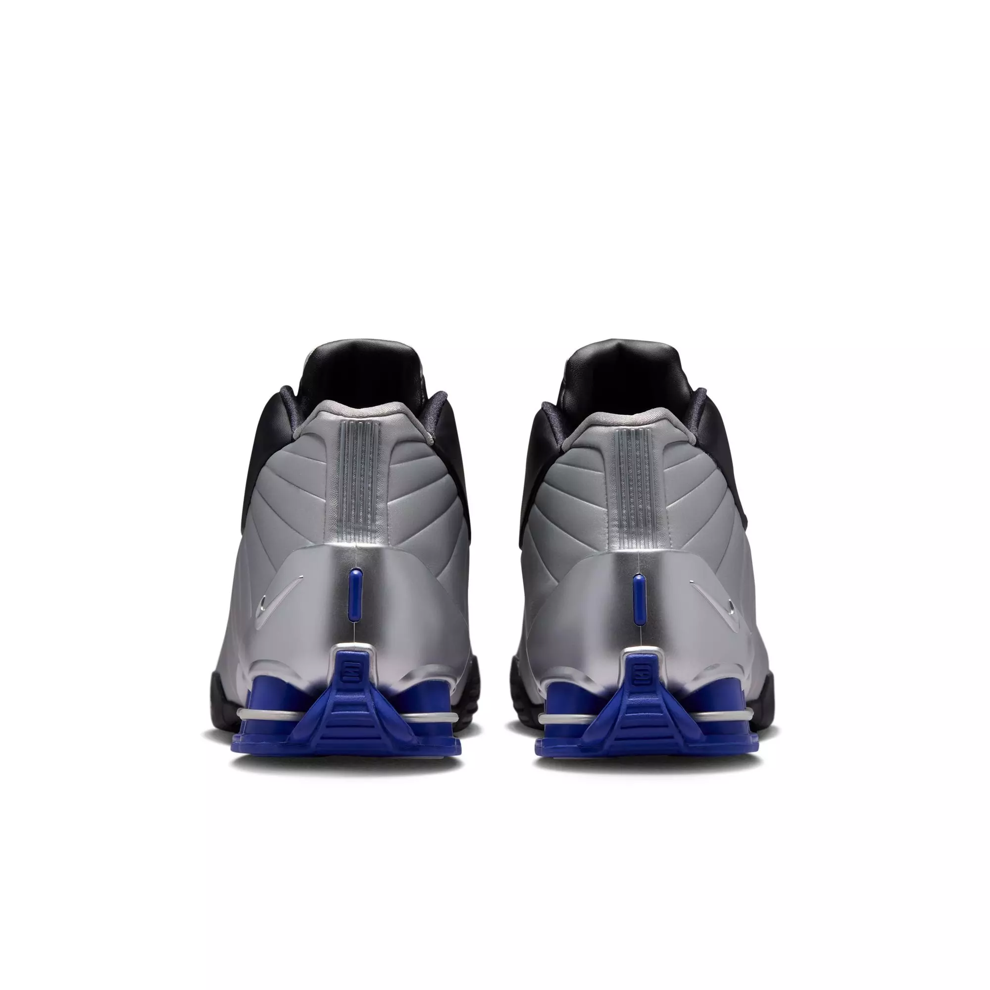 Nike Shox BB4 "Metallic Silver" Men's Basketball Shoe - BLACK/METALLIC SILVER/LAPIS