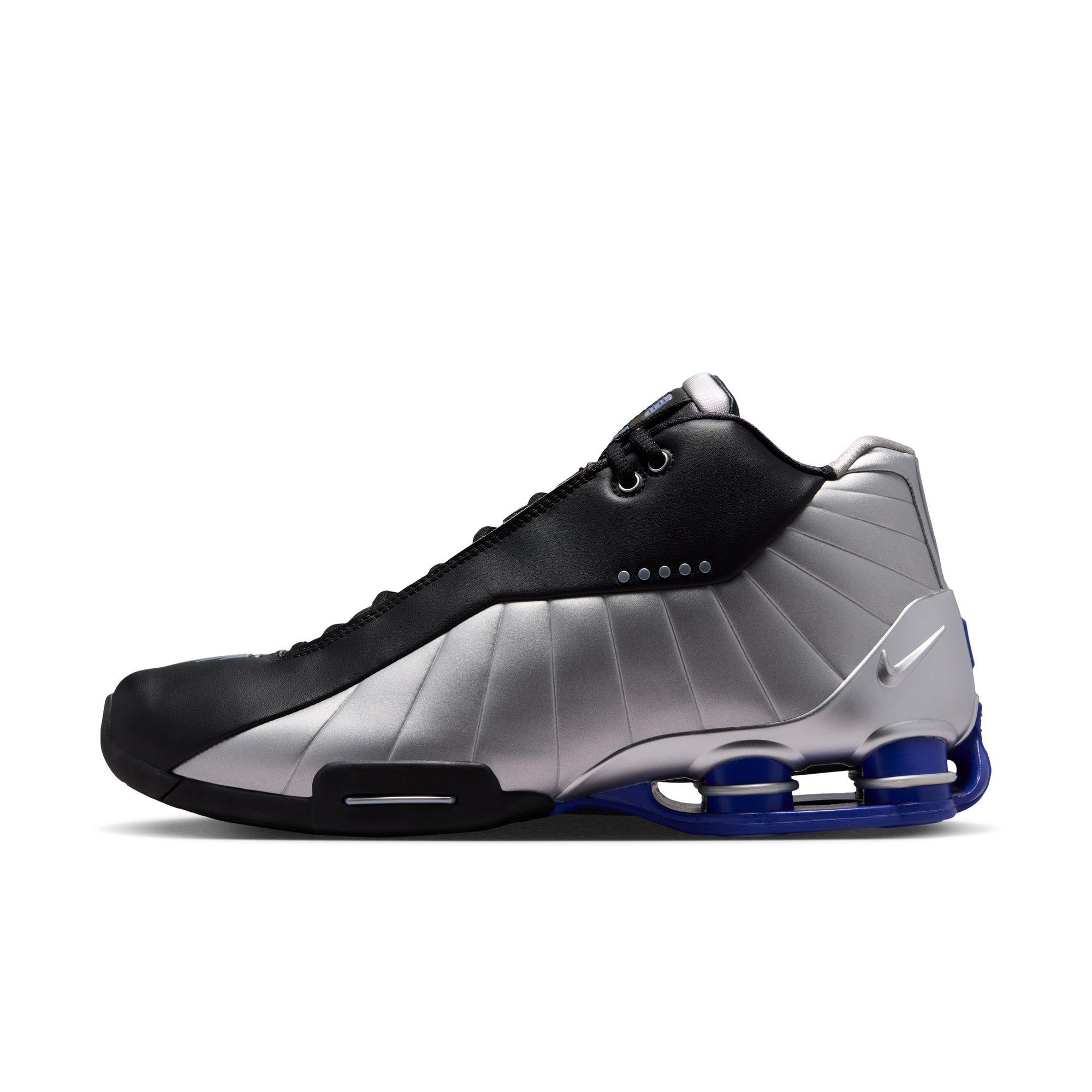 Nike Shox BB4 "Metallic Silver" Men's Basketball Shoe - BLACK/METALLIC SILVER/LAPIS