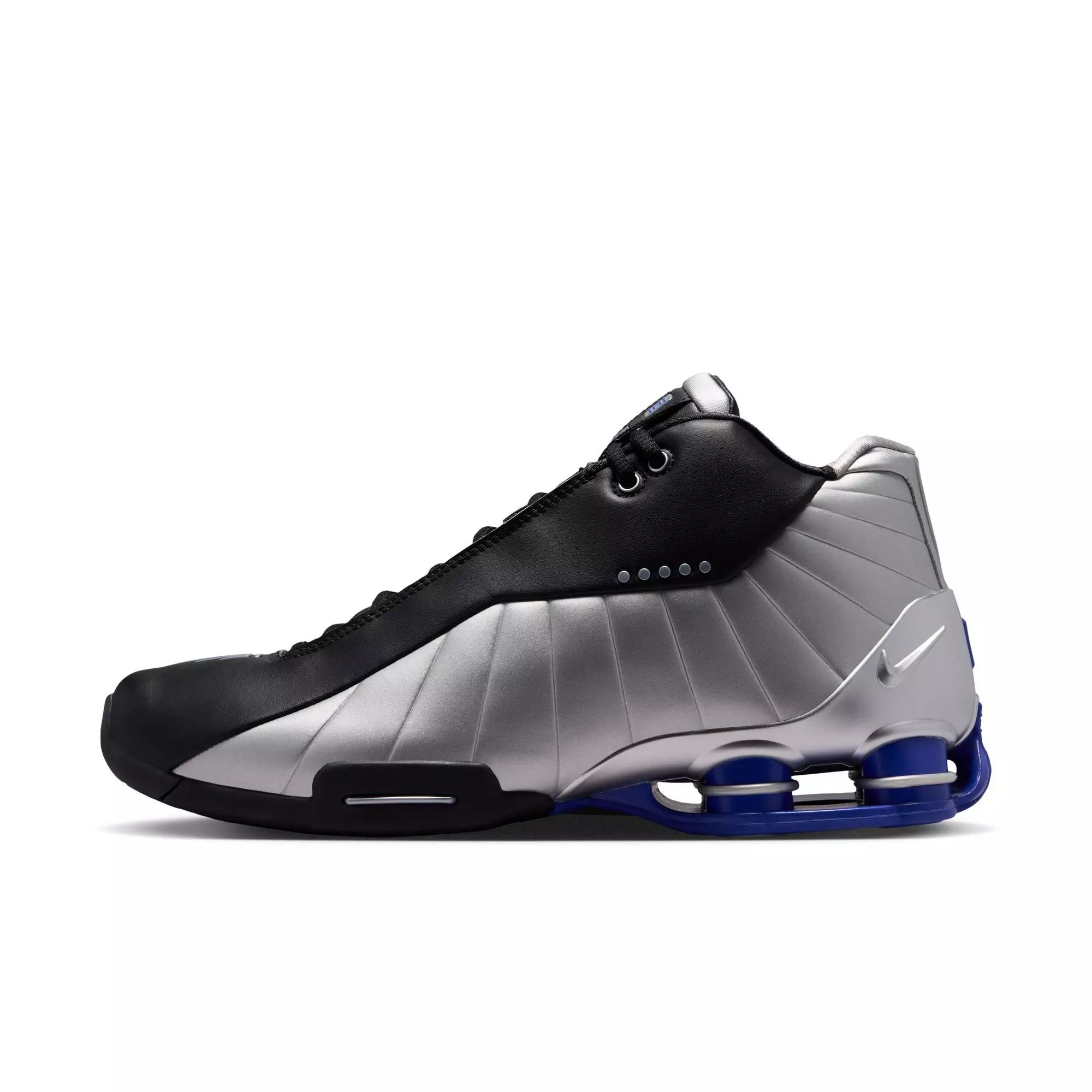 Nike Shox BB4 "Metallic Silver" Men's Basketball Shoe - BLACK/METALLIC SILVER/LAPIS