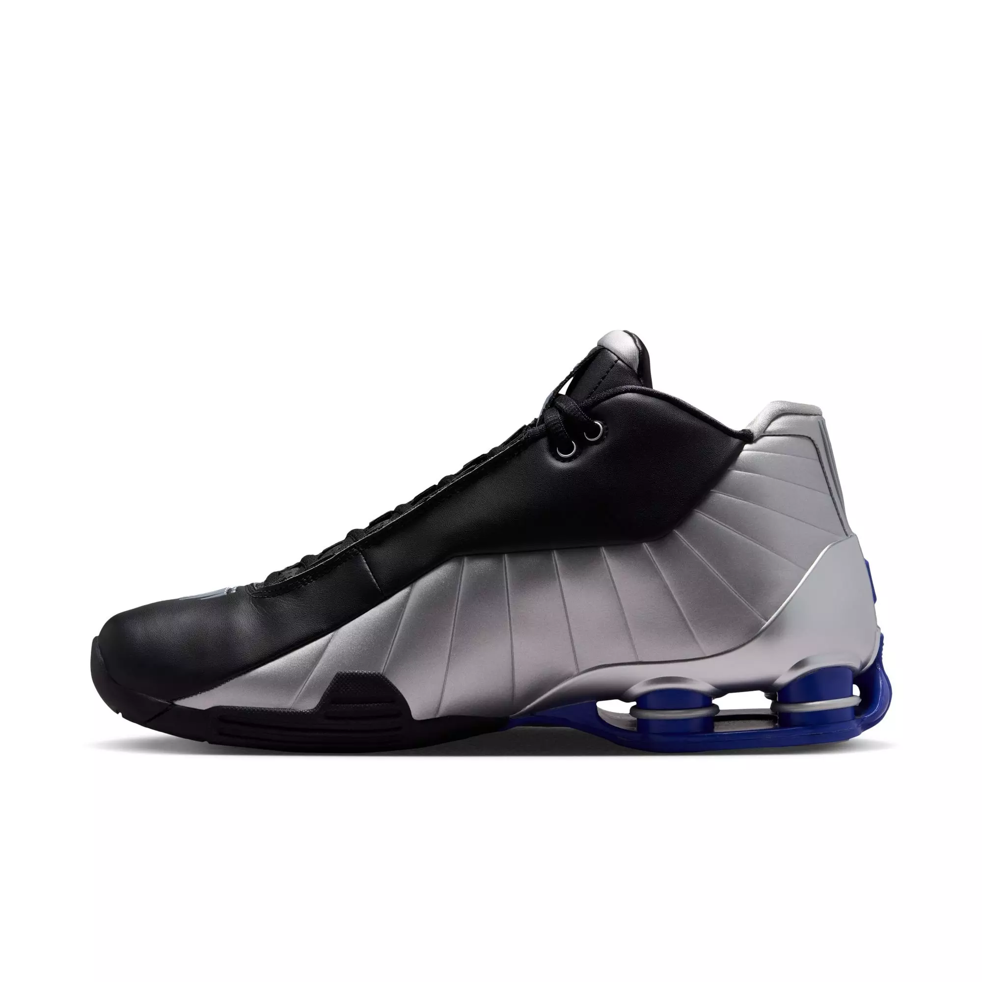 Nike Shox BB4 "Metallic Silver" Men's Basketball Shoe - BLACK/METALLIC SILVER/LAPIS